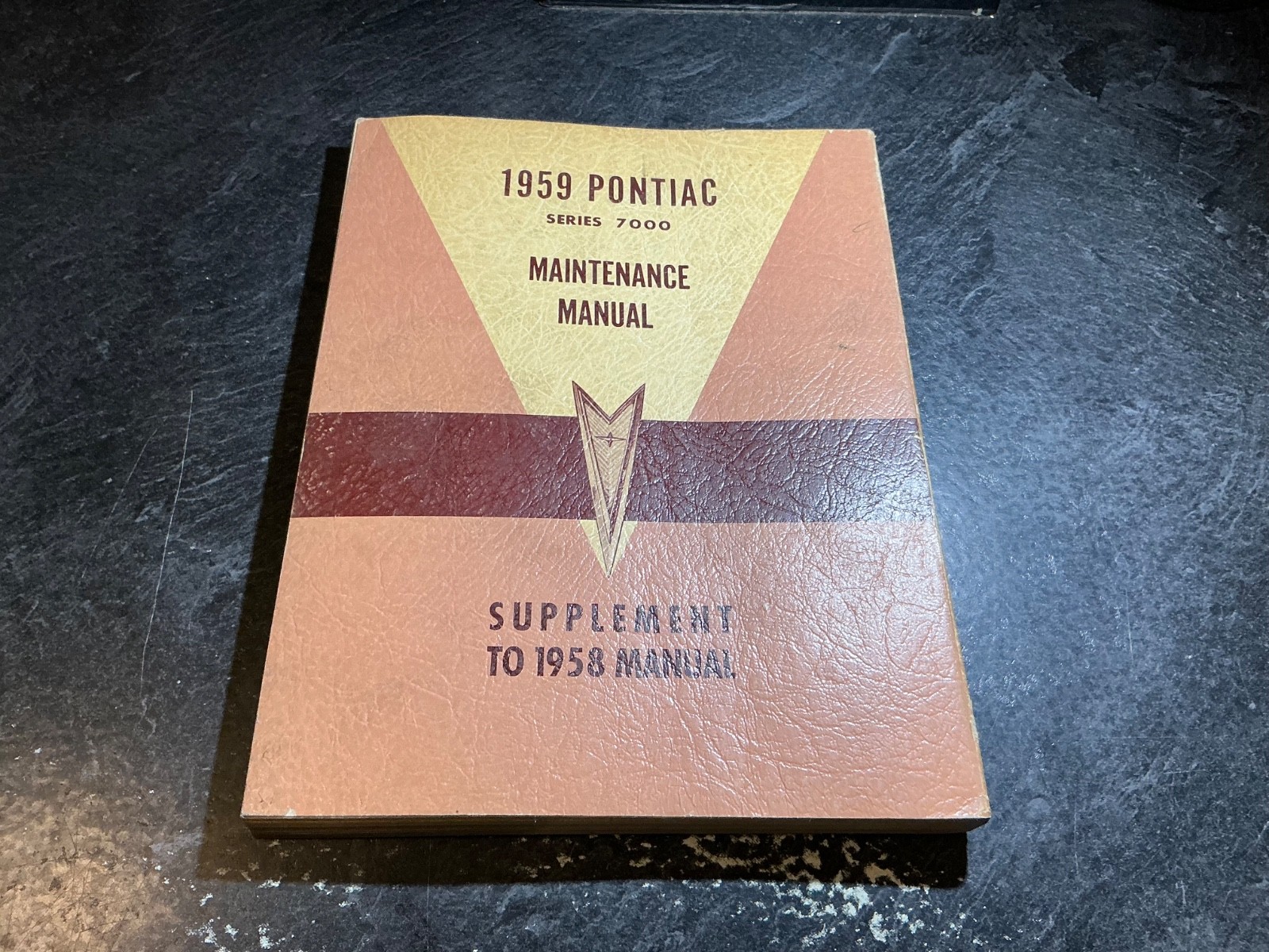 1959 Pontiac 7000 Series Maintenance Manual Parisienne Laurentian Strato-Chief