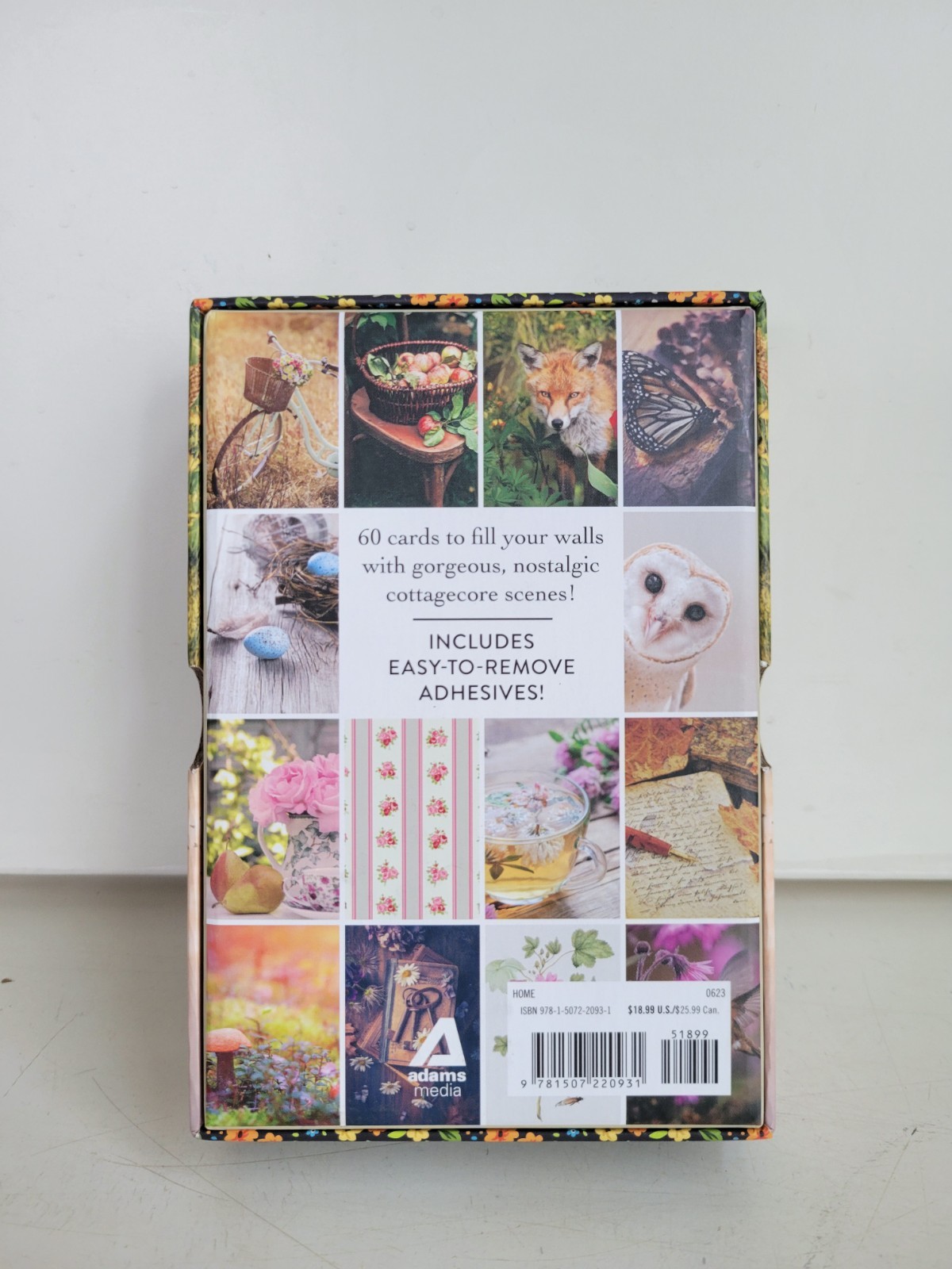Vintage Cottagecore Wall Collage Kit: 60 (4&Prime; x 6&Prime;) Poster Cards by Adams Media