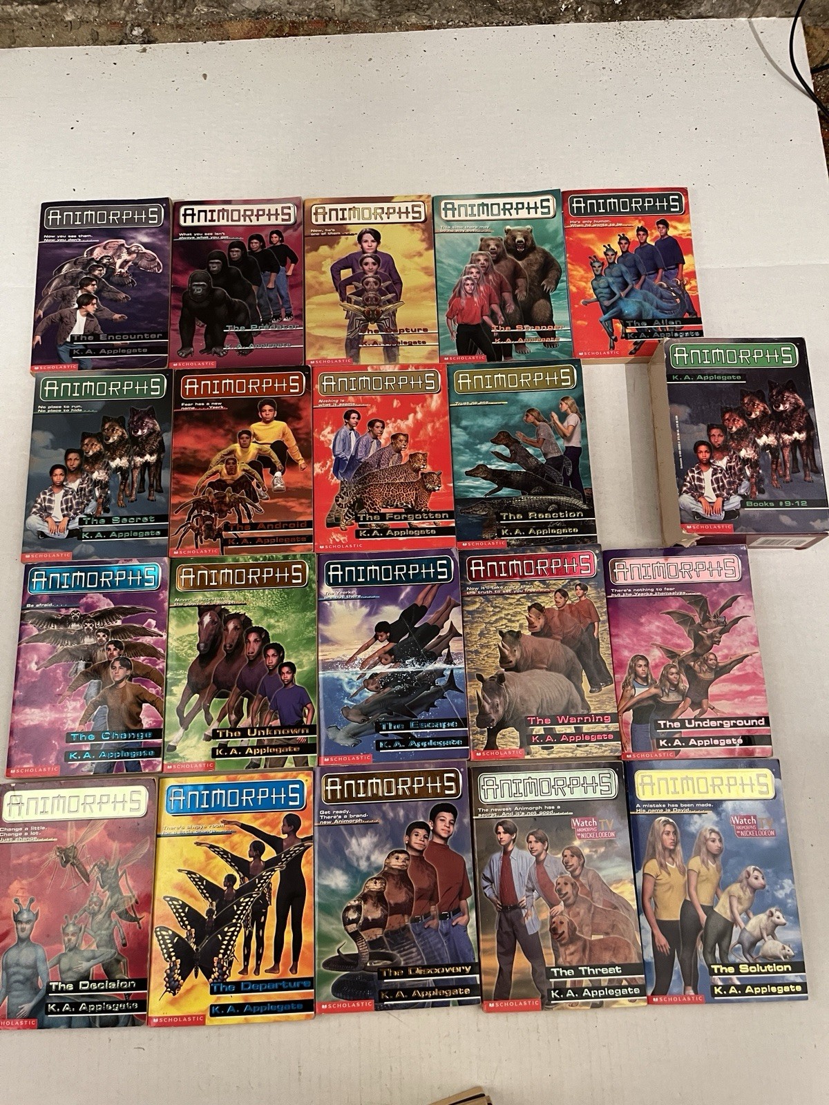 Animorphs 35 Paperback Book Lot Applegate Vintage 90&rsquo;s Scholastic