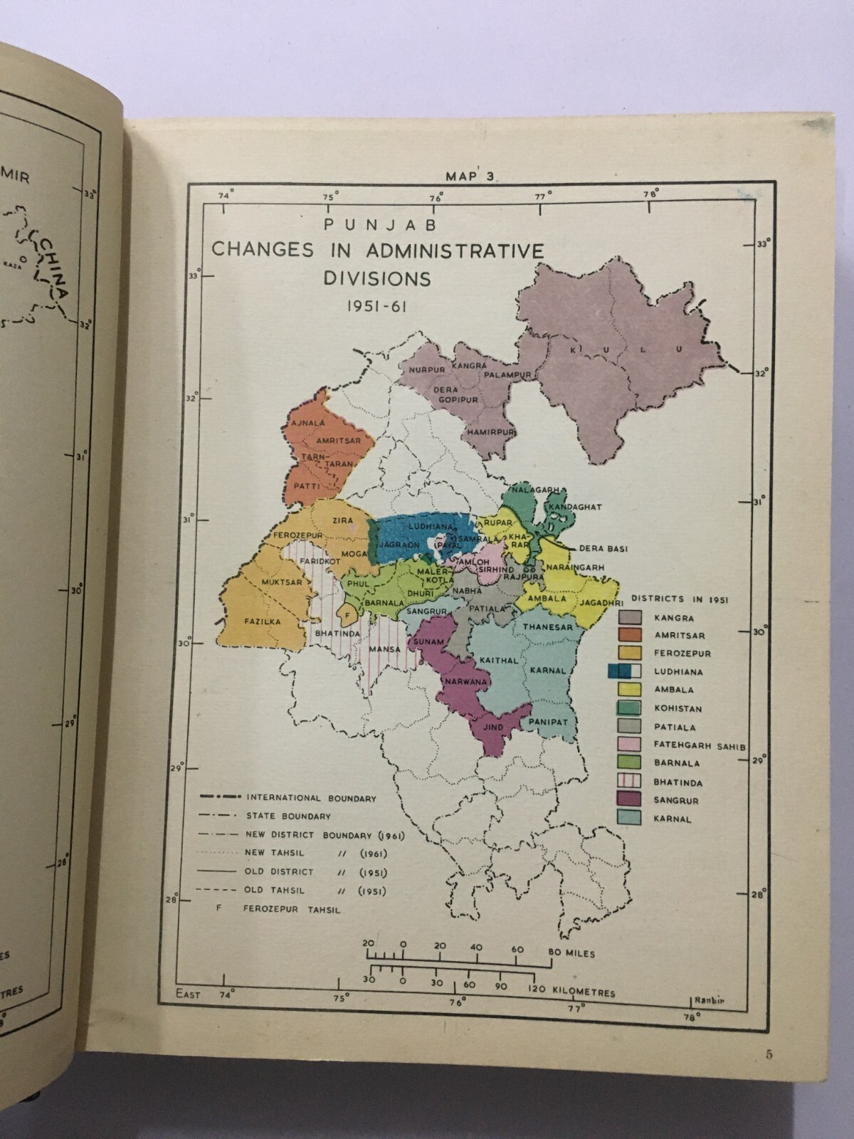 Anand, R.L : Punjab Census Atlas 1961. 275 Maps. Chandigarh, 1966. 356 pages