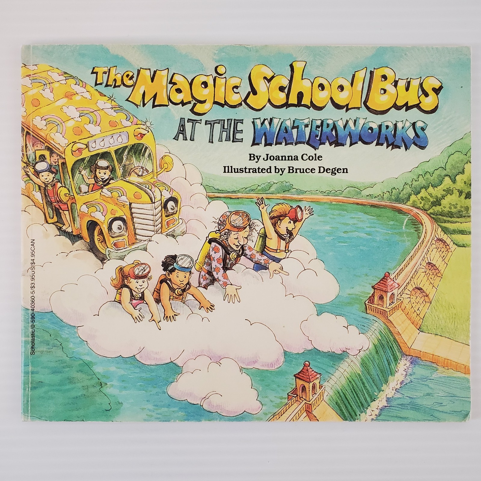 The Magic School Bus At The Waterworks by Joanna Cole Vintage Cover 1986