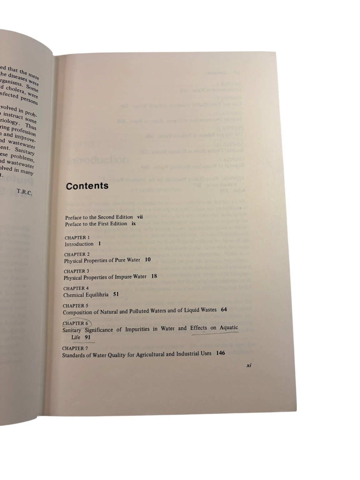 Water & Its Impurities Camp Meserve 1974 Second Ed Water Quality Science Dowden