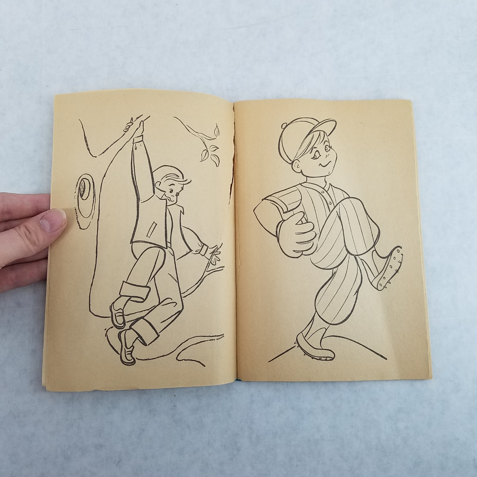 Vintage Coloring Book Day at the Park by Gerry Geischer 1963 Whitman Unmarked