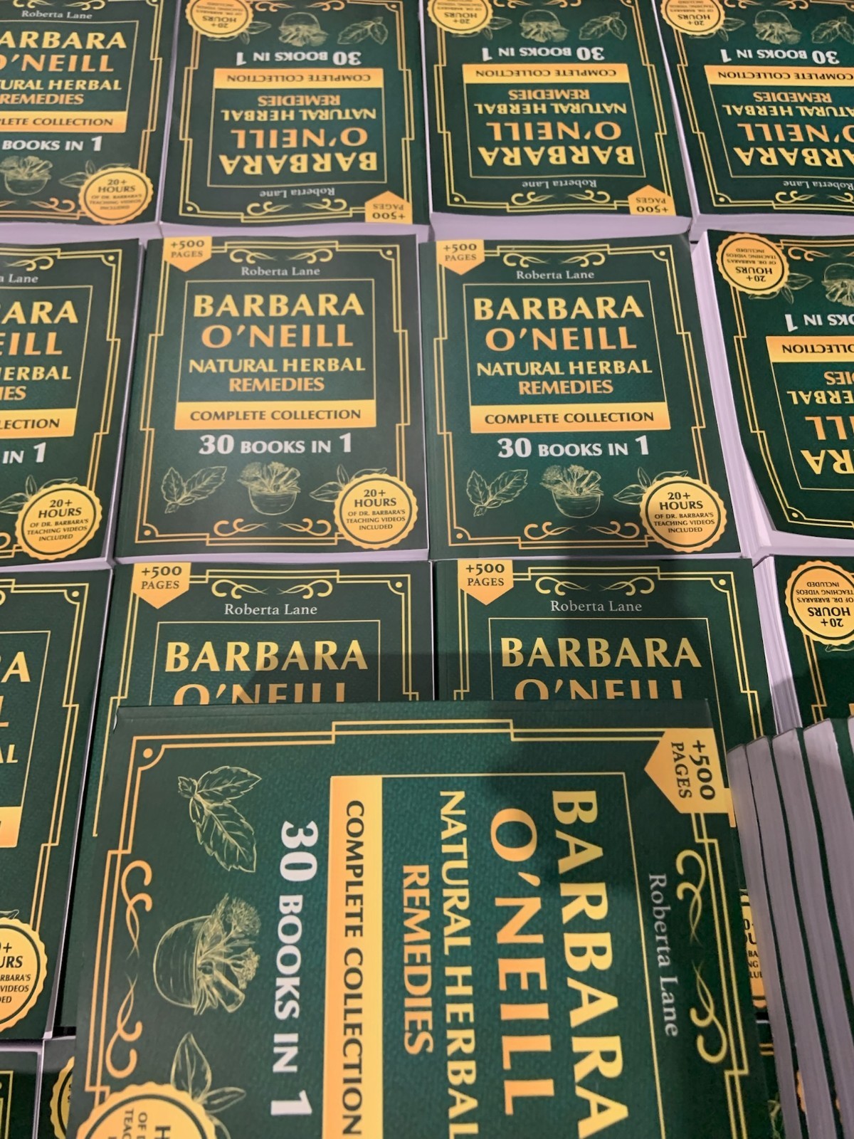 Barbara O&rsquo;Neill Natural Herbal Remedies Complete Collection 30 Books in 1