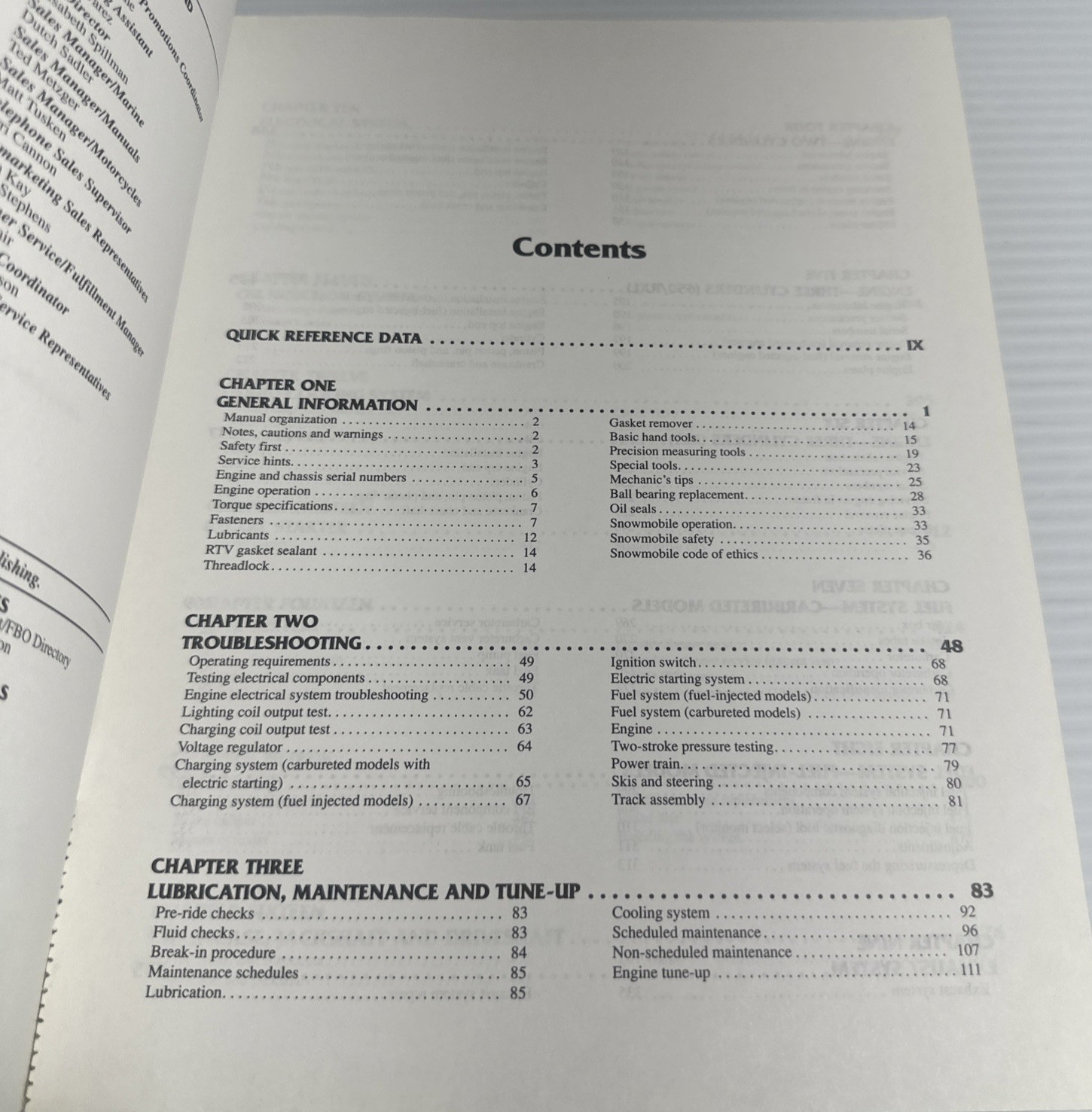 Clymer Polaris Snowmobile Shop Repair Manual 1990-1995 S833