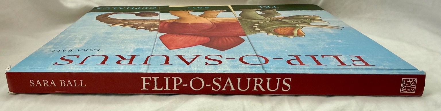 Flip-O-Saurus Sara Ball 2009 Interactive Dinosaurs Abbeville Kids big board