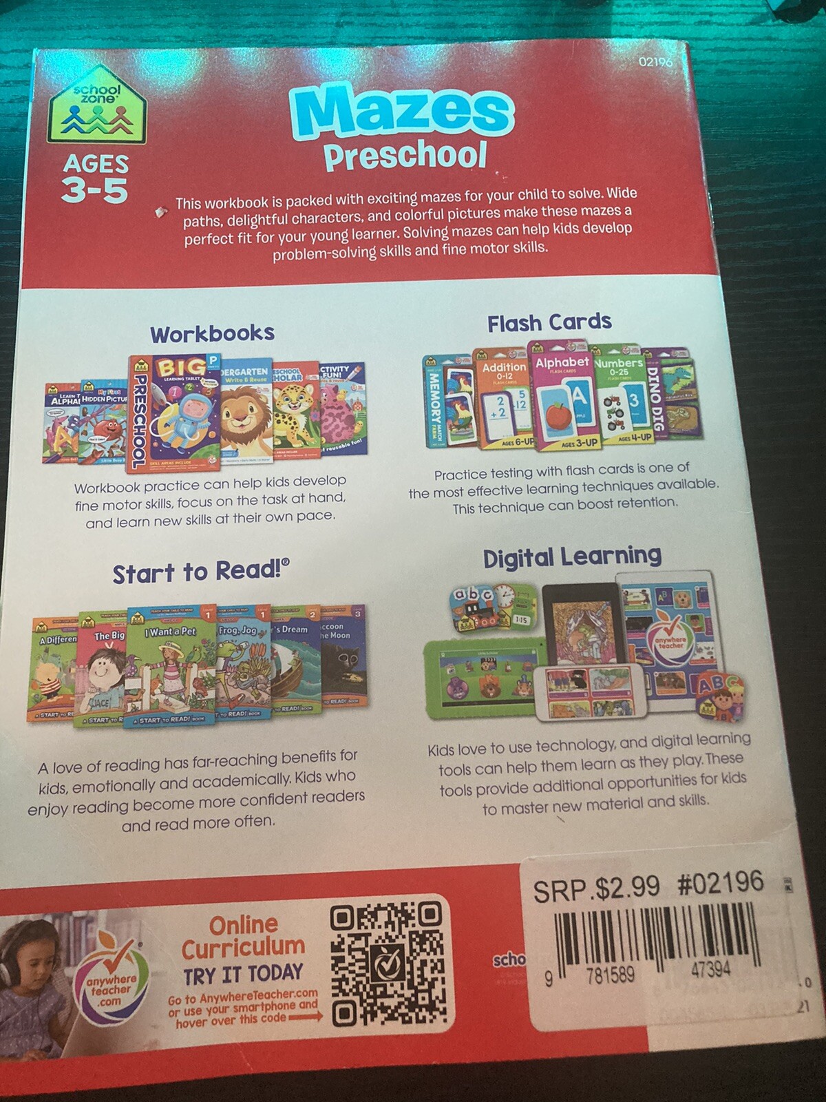 Mazes Preschool by School Zone Staff (2006, Trade Paperback)
