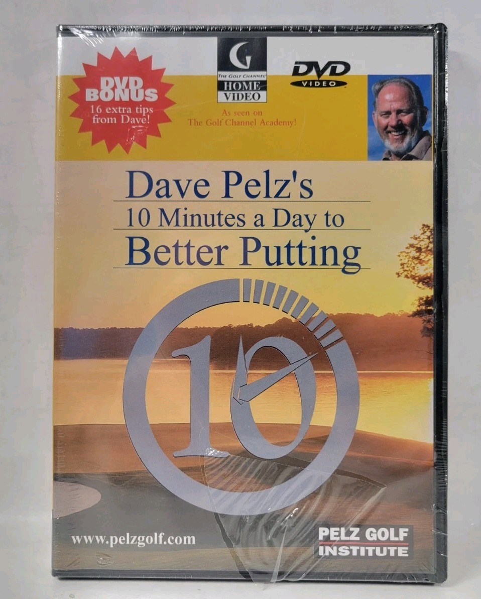 (NEW/SEALED)Dave Pelz&rsquo;s 10 Minutes a Day to Better Putting DVD(2004)Golf Channel
