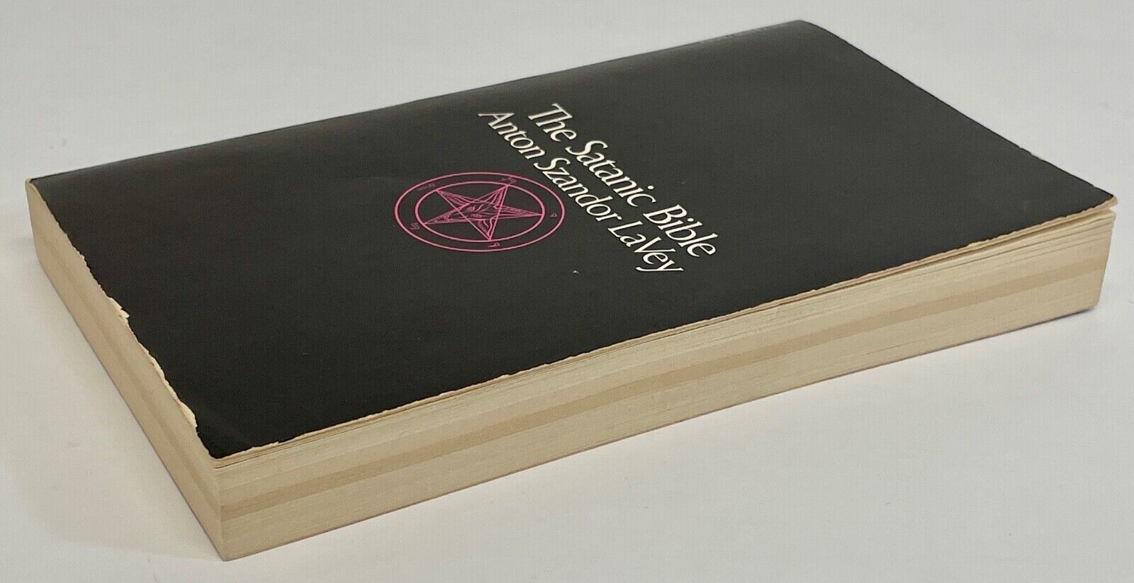 The Satanic Bible Anton LaVey SATANISM 1st Ed 4th Printing 95c 1969 1971 Vintage