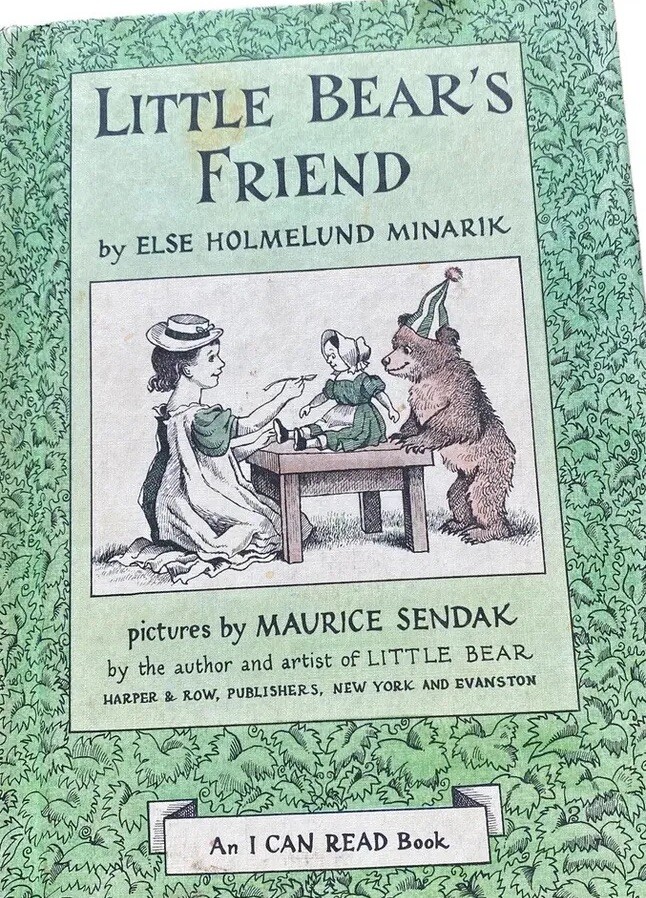 Little Bears Friend HC Maurice Sendak Else Holmelund Minarik I Can Read Harper