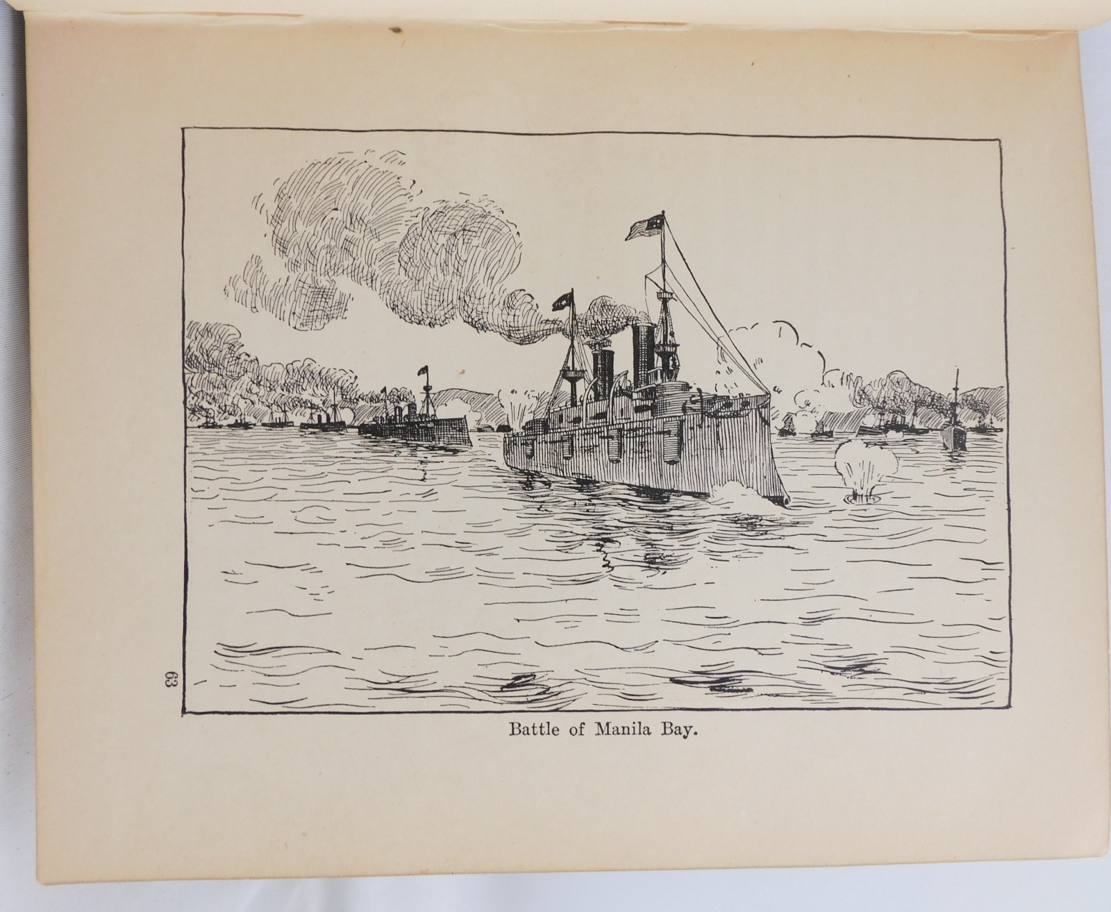 Antique Young People&rsquo;s History Of The Spanish War 1900 Prescott Holmes Illus HC