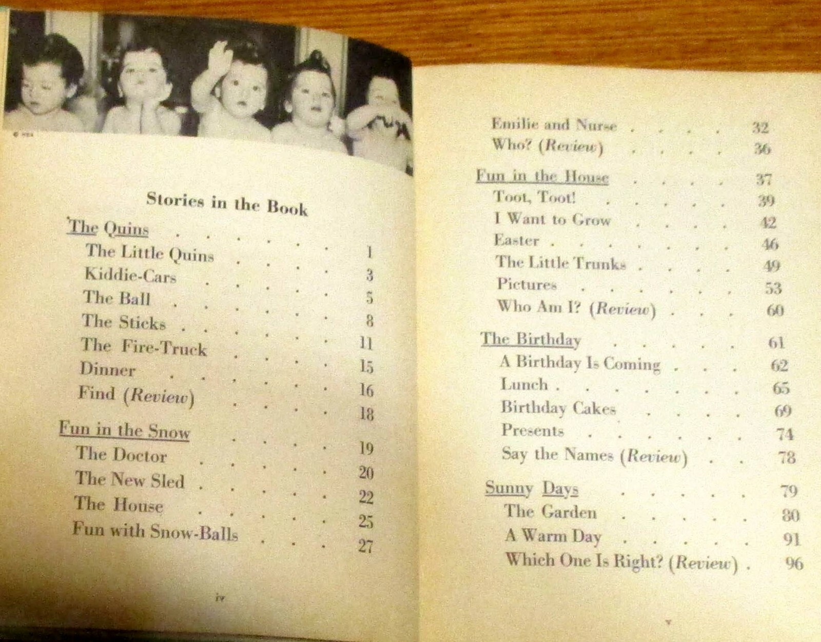 The Quins&rsquo; Book SIGNED by Jean Ayer 1937 114 Pages H/C Photograph Book RARE!!