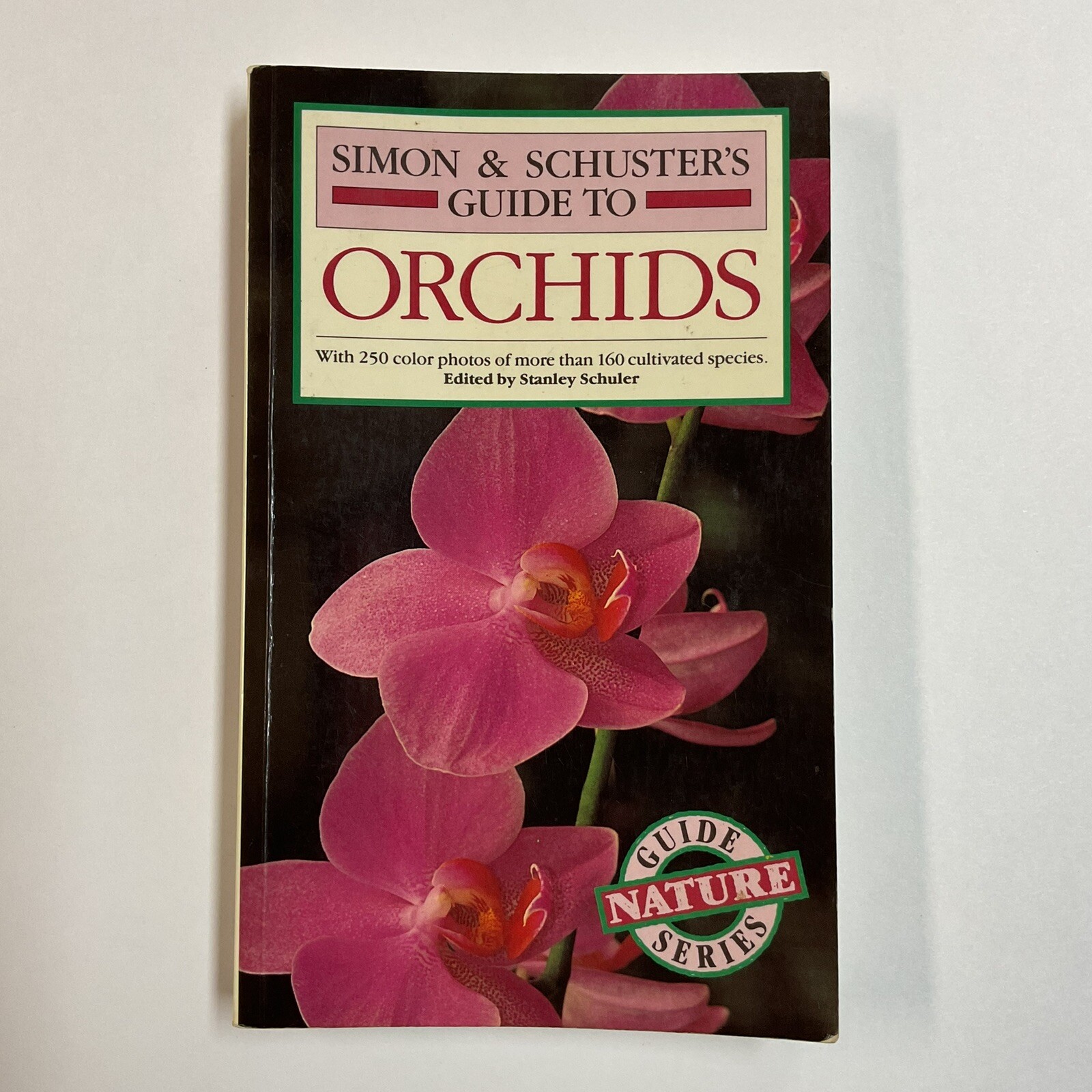 Simon & Schuster&rsquo;s Guide To Orchids Paperback Book Color Photos Flowers Plants
