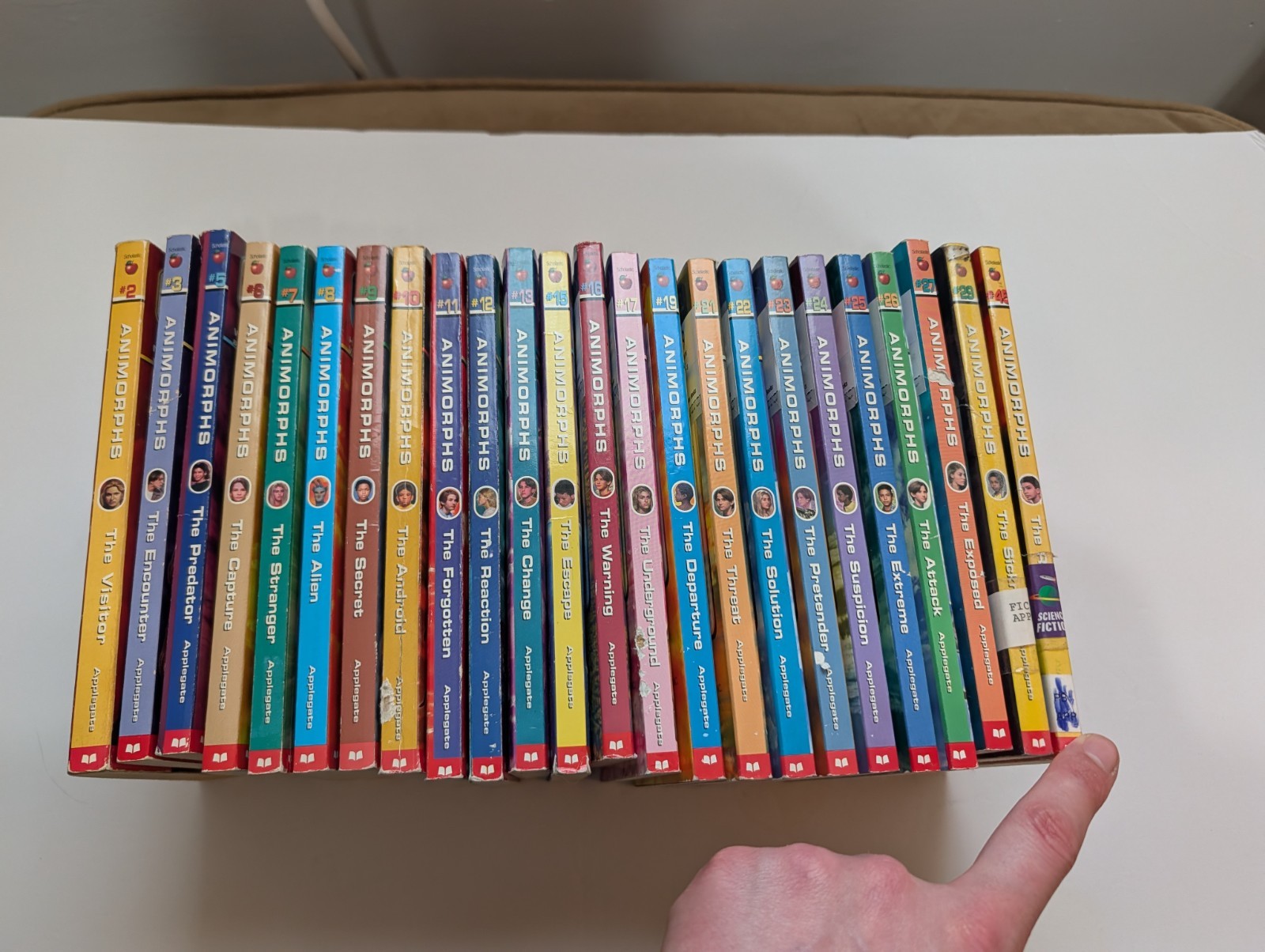 Lot of 24 Animorphs Scholastic Paperback Books K.A. Applegate