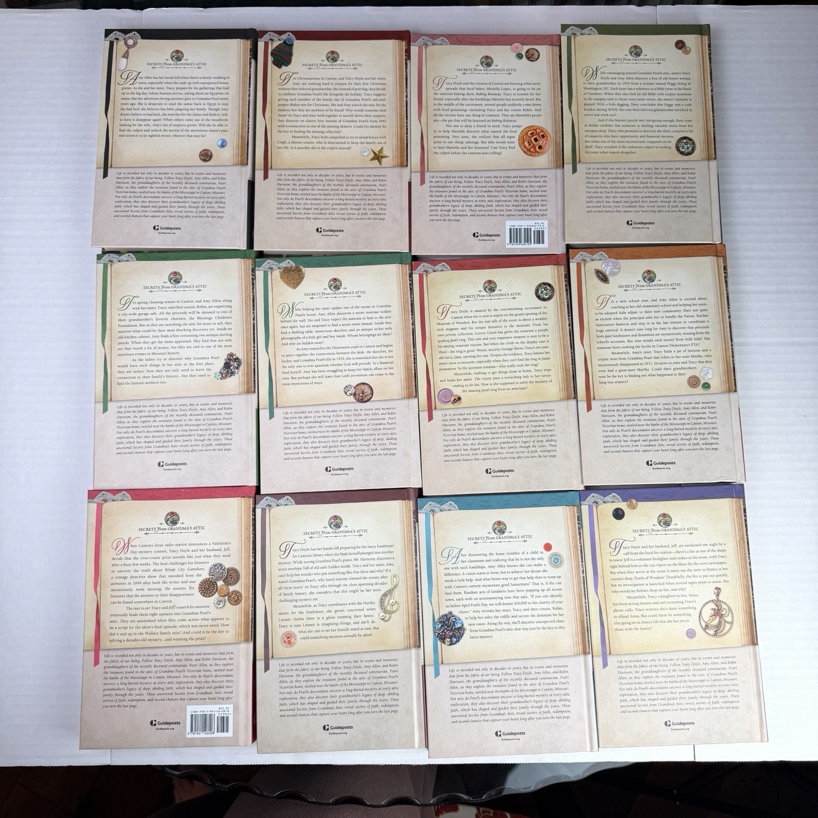 Secrets From Grandma&rsquo;s Attic Lot of 22 Hardcover Books Guideposts