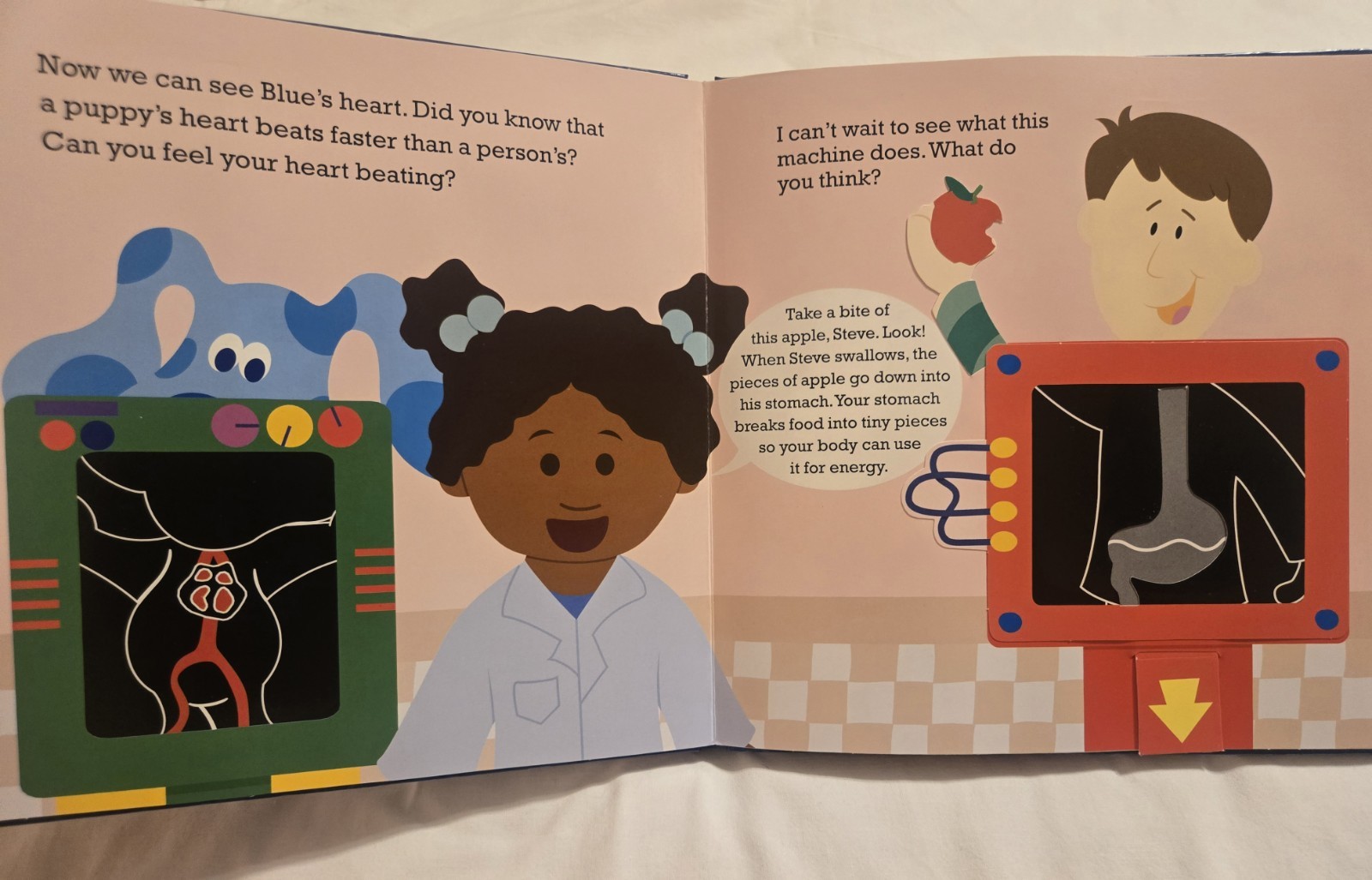 Vintage Blue&rsquo;s Clues Book Bundle – New « Amazing Body » & VGUC « Skidoo to Planets »