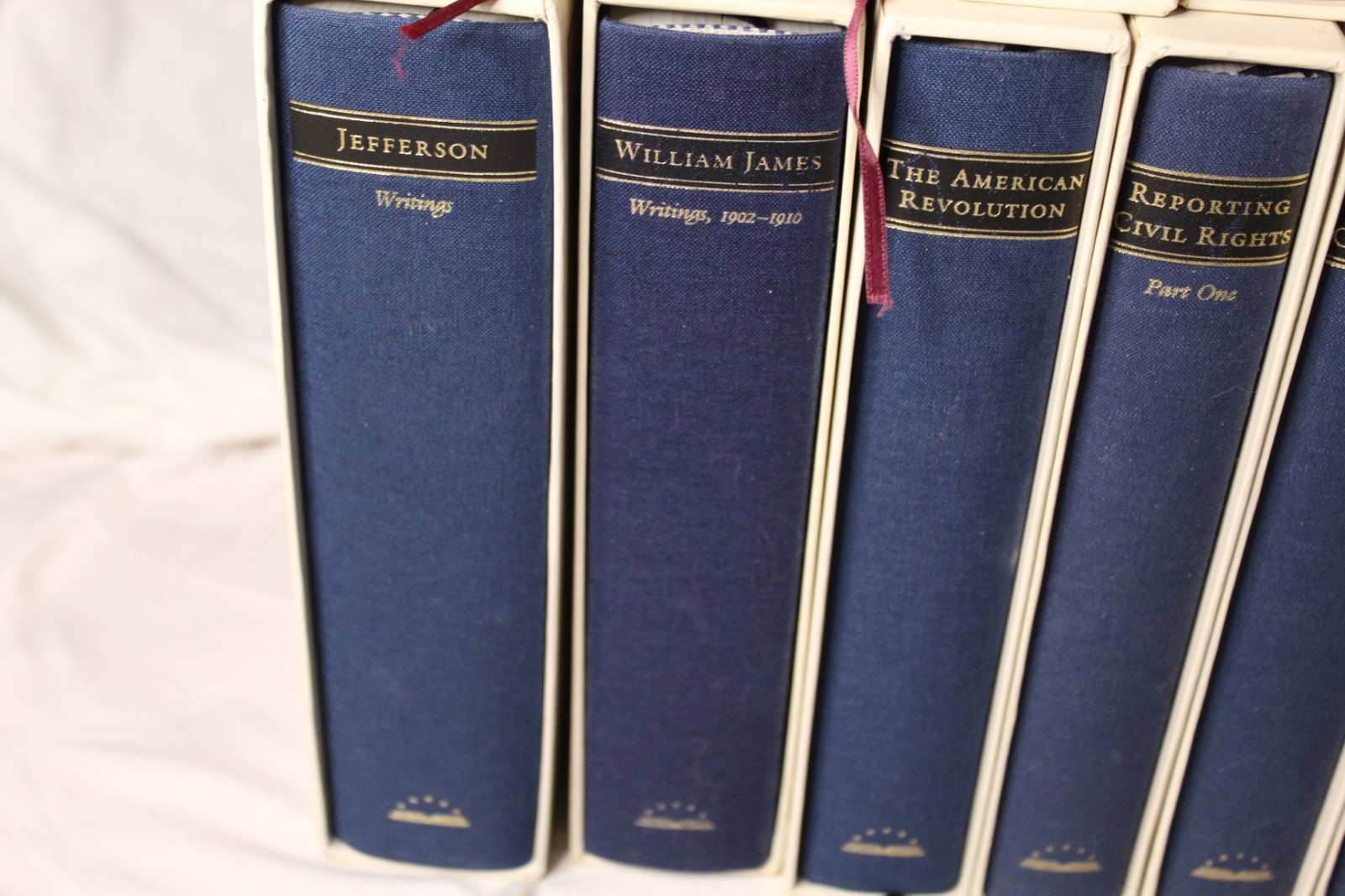30 Volumes The Library of America Literary Classics Hardcover with Slipcases