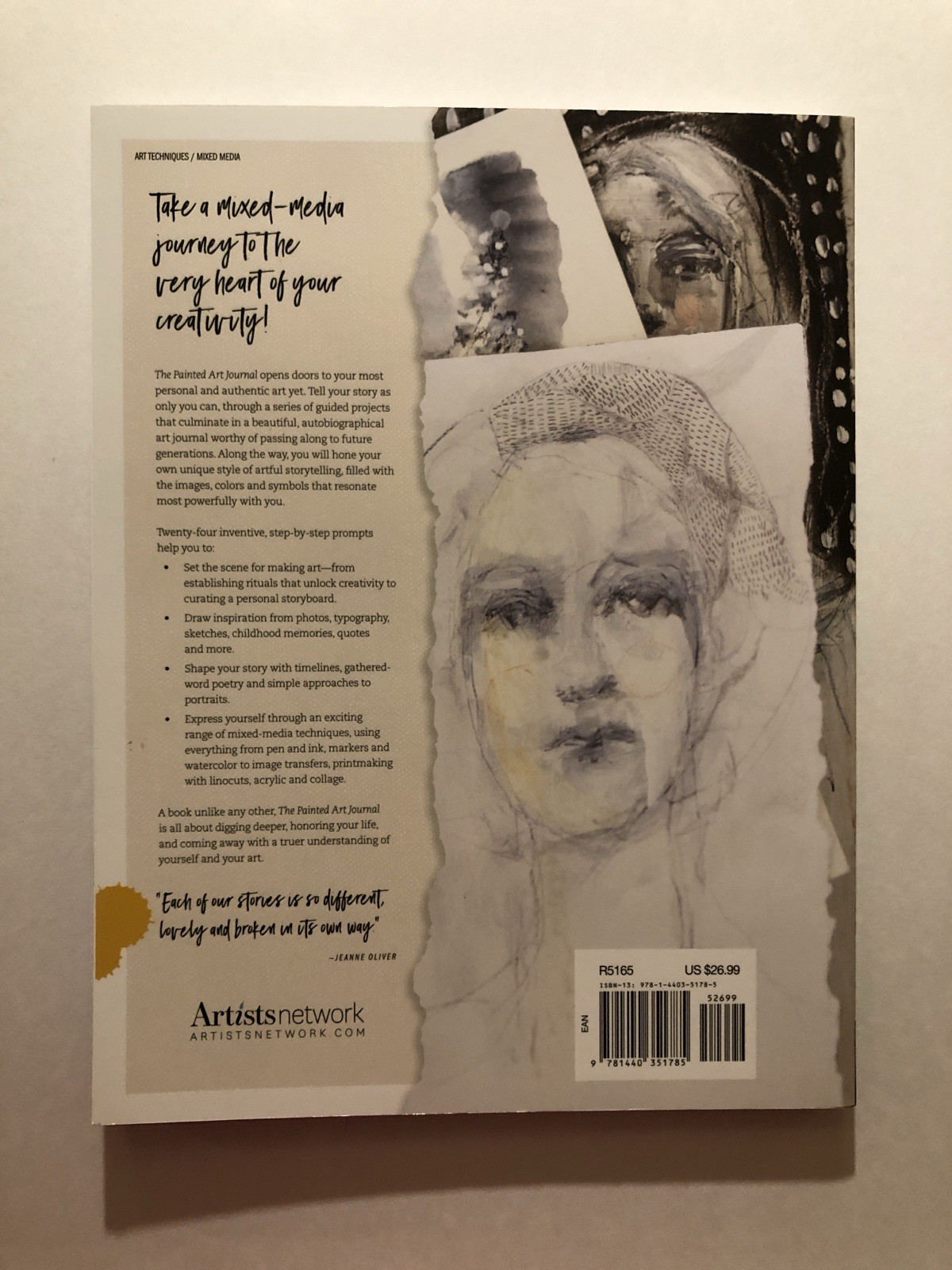 Painted Art Journal: 24 Projects for Creating Your Visual Narrative (2018, PB)