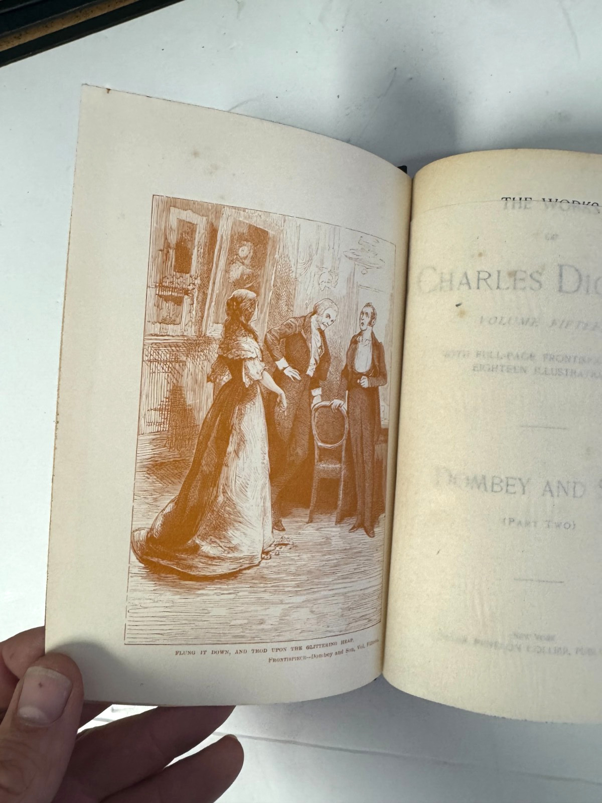 Antique 1890&rsquo;s The Works Of Charles Dickens Peter Fenelon Collier x26 LOT VG++