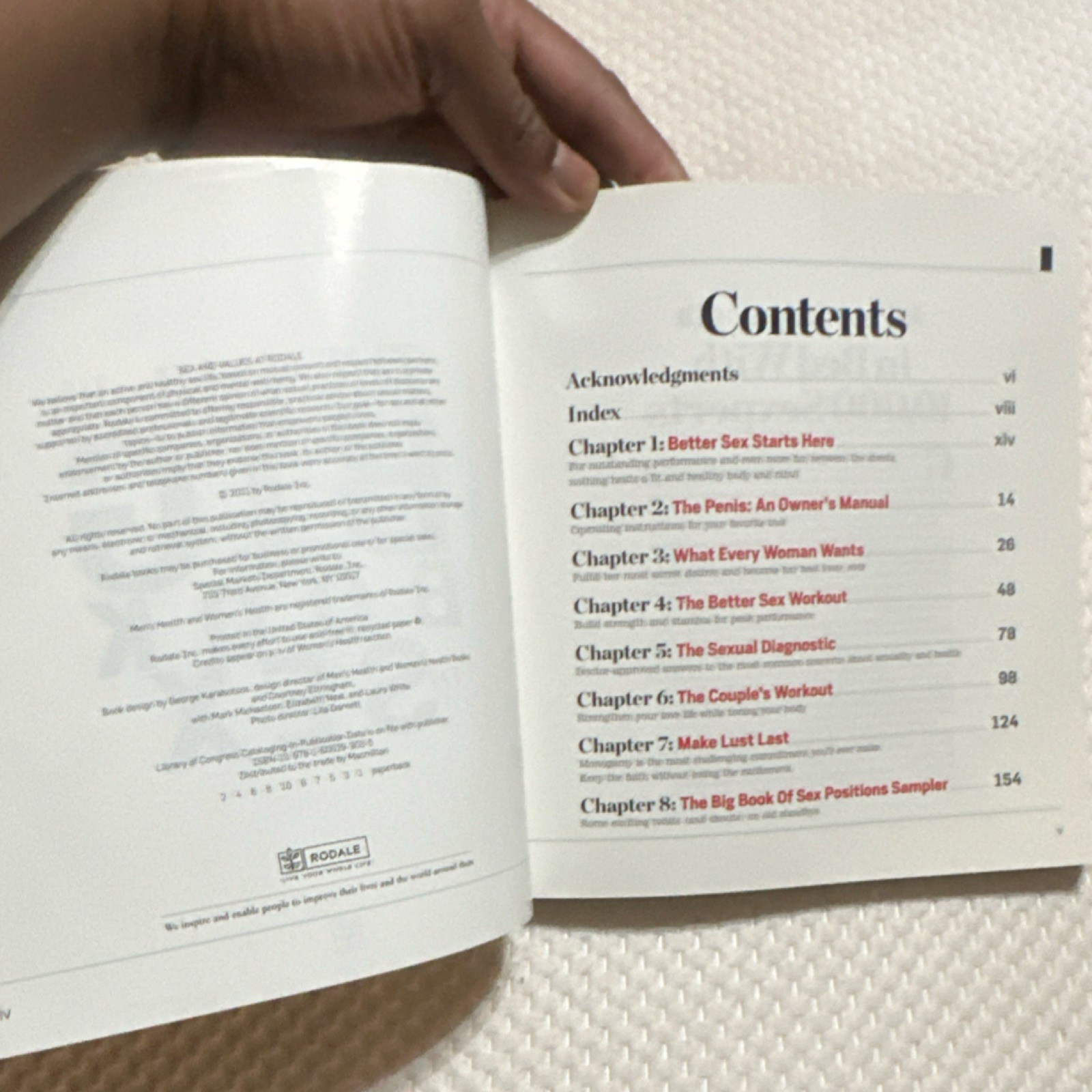 THE Men’s Health and Women’s Health: BIG BOOK of SEX, Detailed Colorful Pics