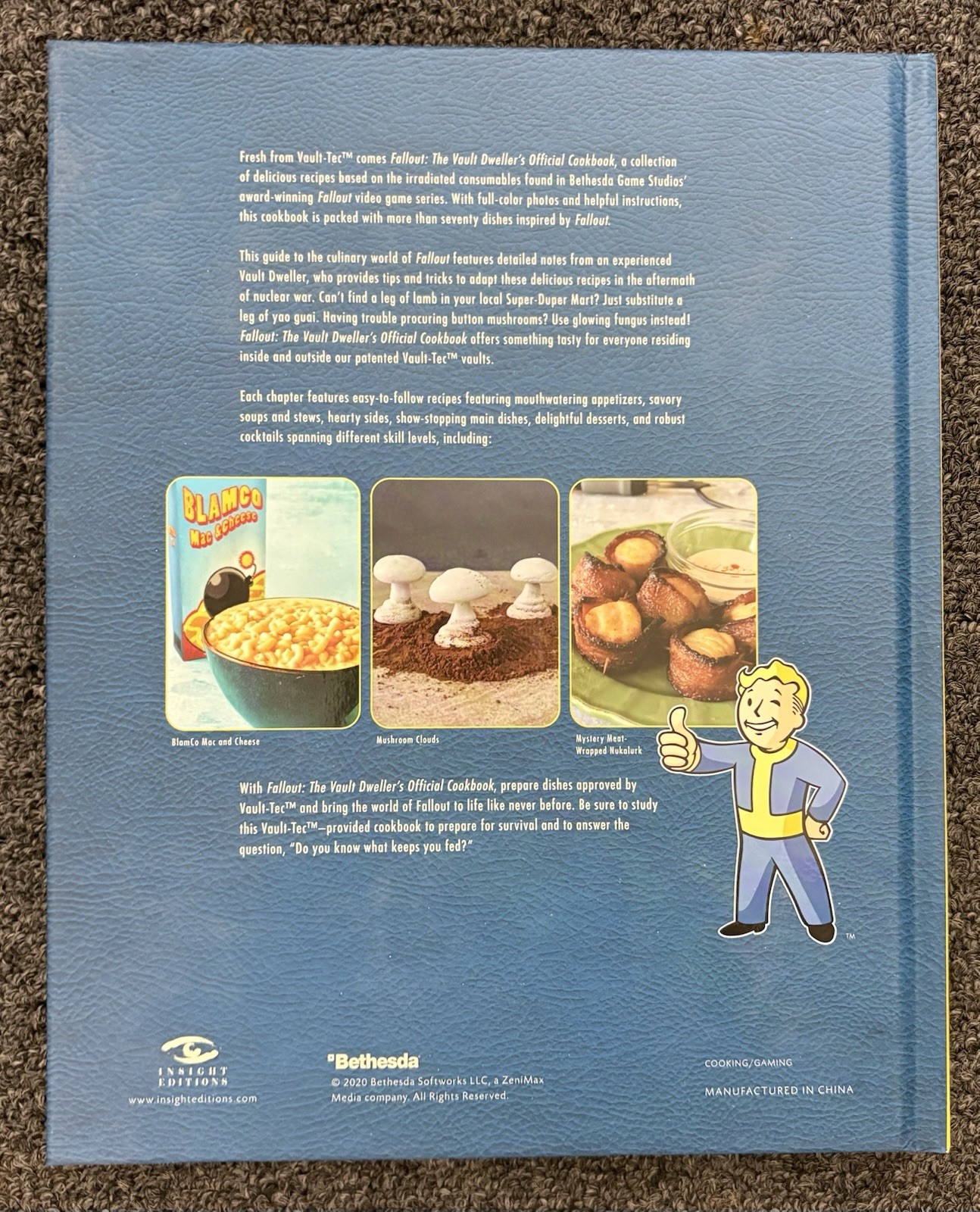 Fallout The Vault Dweller&rsquo;s Official Cookbook Gift Set With Apron New No Box