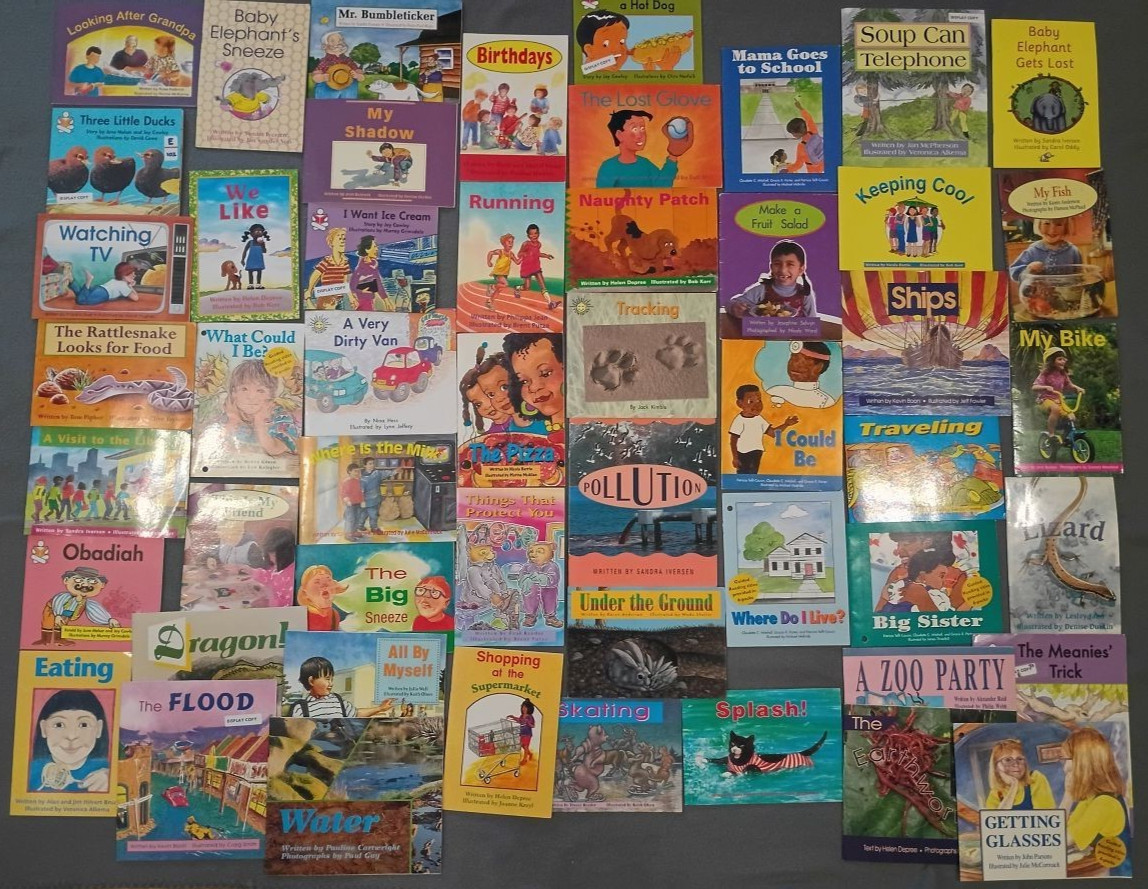 Lot of 52 The Wright Group McGraw Hill Early Emergent Readers Joy Cowley Level 1