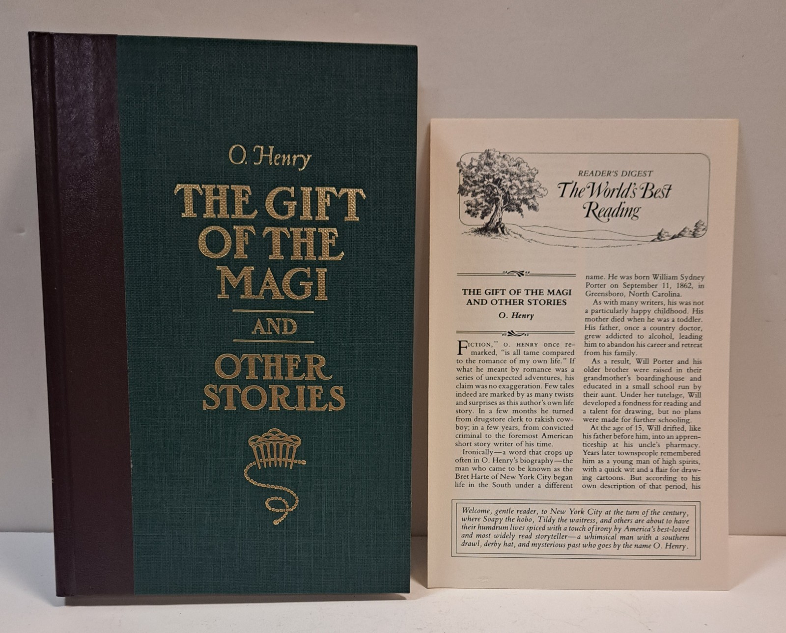 Reader&rsquo;s Digest HC 2 Book Lot Gift Of The Magi Heart Of The West O. Henry