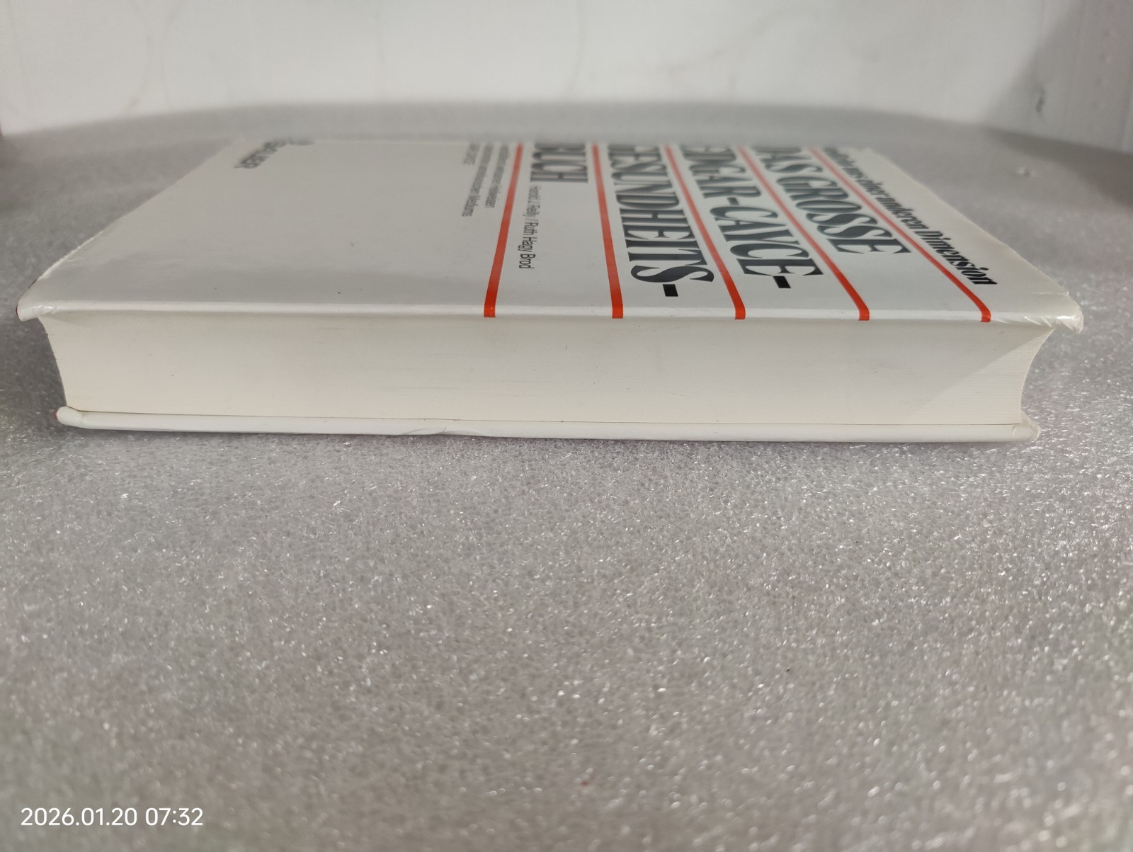Das grosse Edgar-Cayce-Gesundheitsbuch 7th Edition « Auflage » 1986