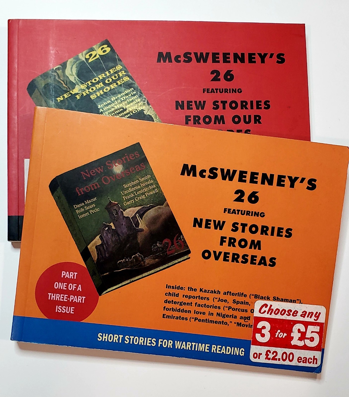 McSweeney&rsquo;s Issue 26 2 books ~120 pages each copyright 2008