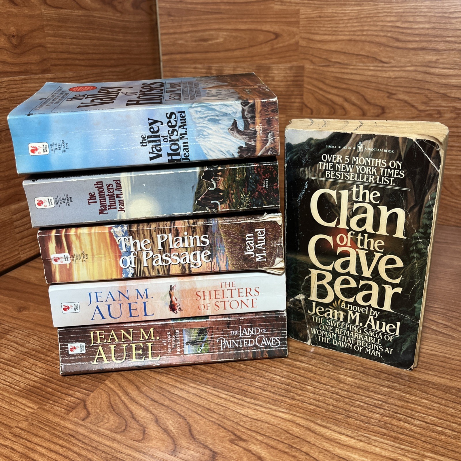 JEAN M AUEL 6 book SET in the EARTH&rsquo;S CHILDREN series PaperBack 1-6
