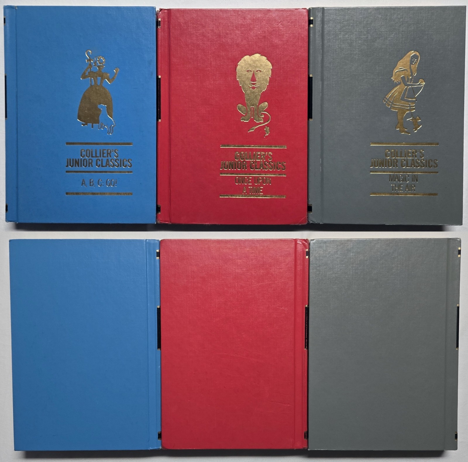Collier&rsquo;s Junior Classics Lot 9 (1-10 Missing 7)Young Folks Shelf of Books 1962