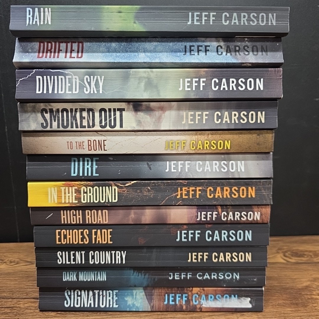 Lot of 12 David Wolf Paperback books by Jeff Carson