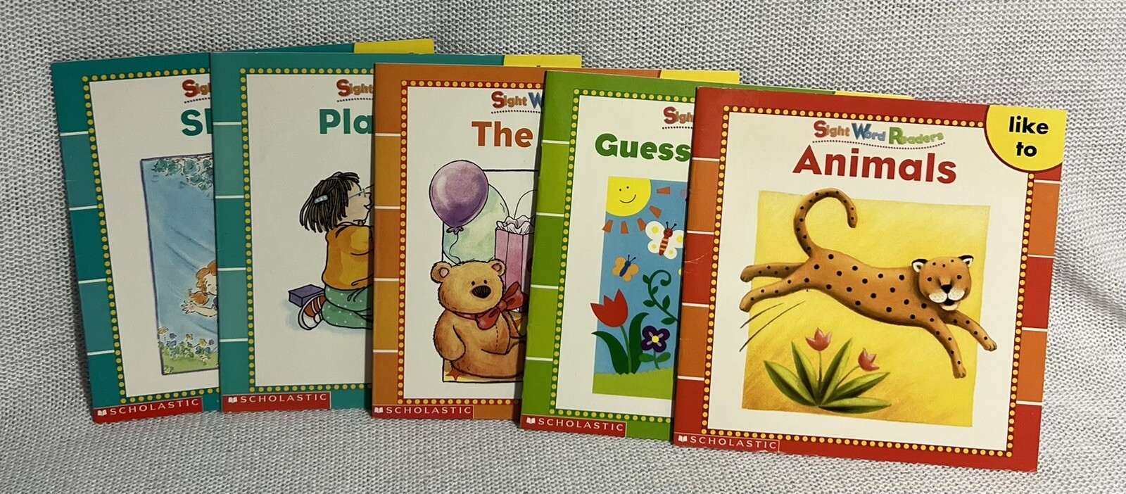 Scholastic Little Leveled Readers Sight Word Readers Lot Of 5 Pre K