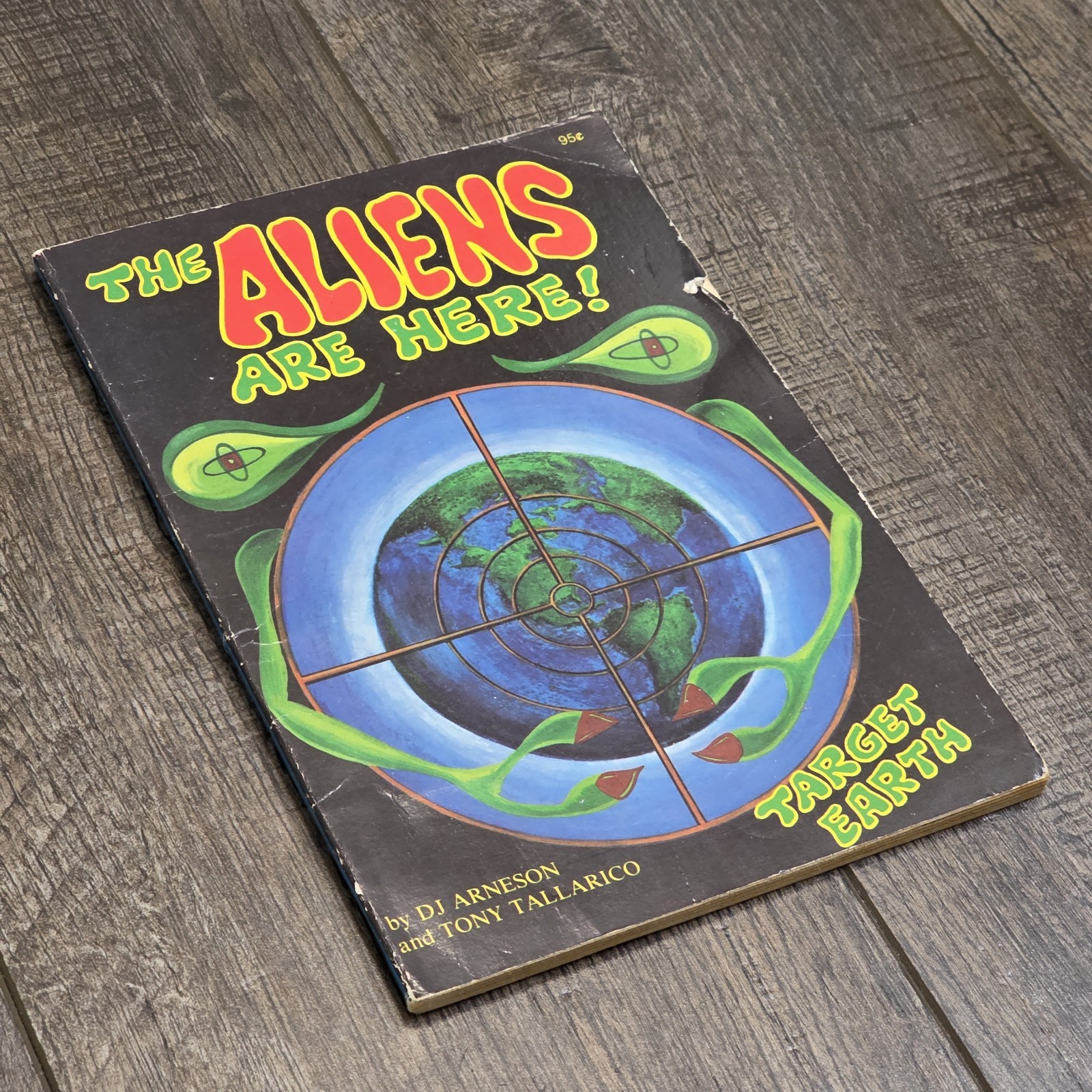 The Aliens are Here! Target Earth Softcover Book DJ Arneson 1980 Sci Fi Horror