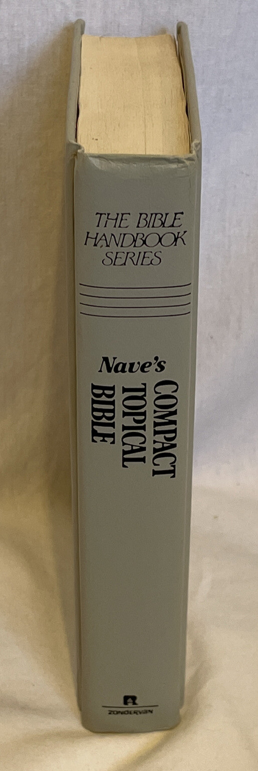 Nave&rsquo;s Compact Topical Bible 1972 Regency Reference Library Zondervan HB Dust Ja