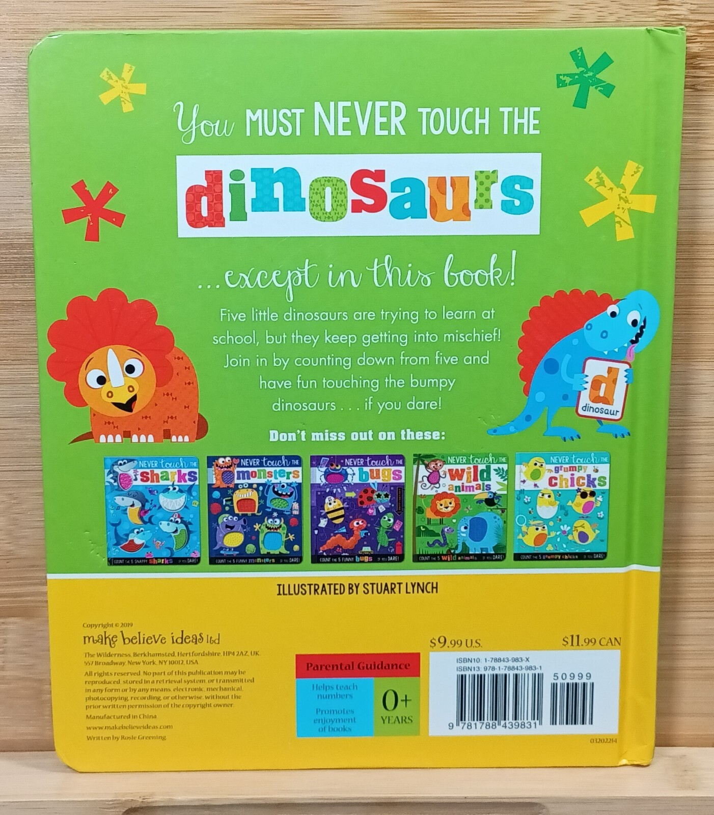 Never Touch the Dinosaurs (2019, Board Book)