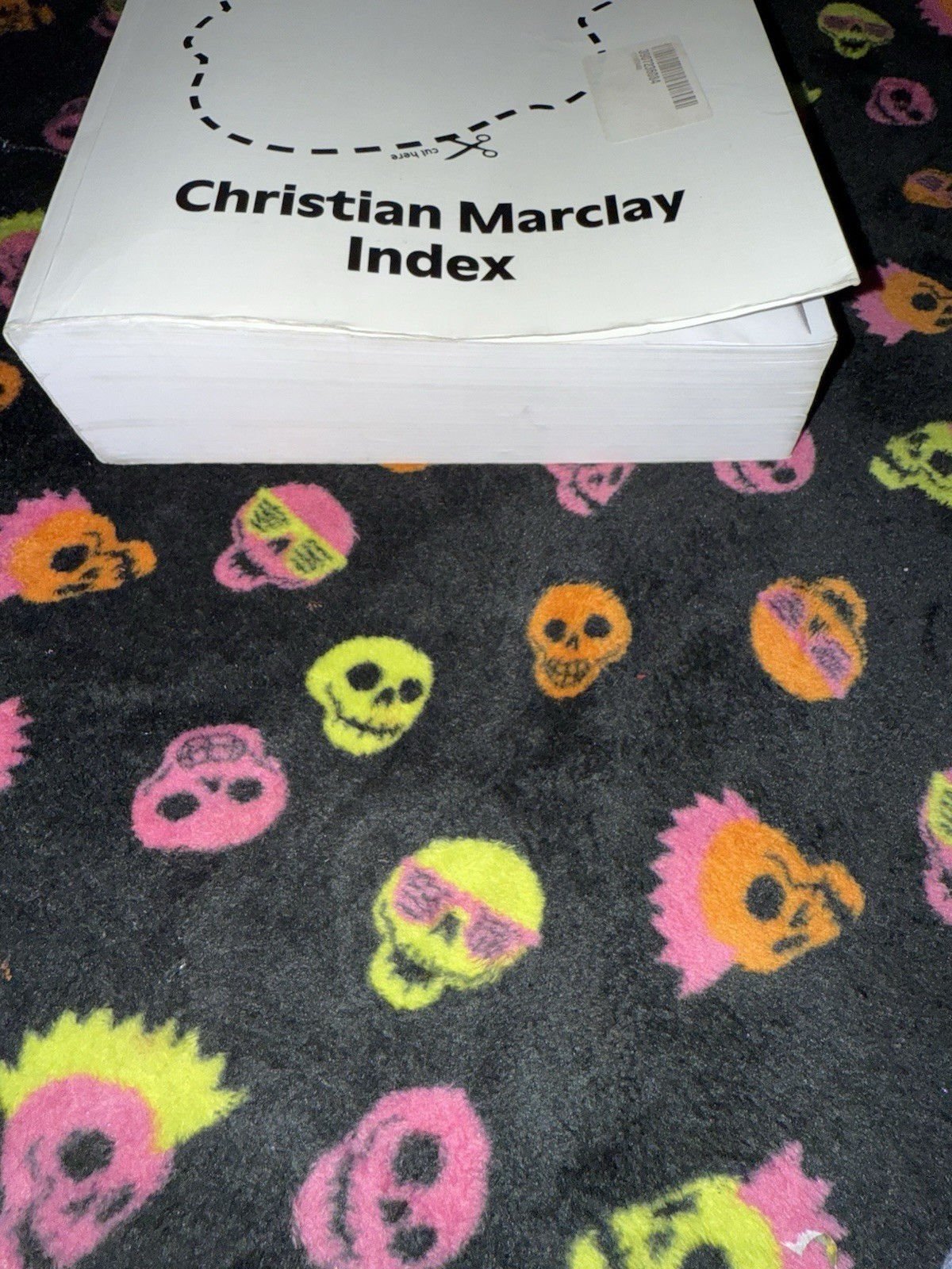 Christian Marclay: Index [Paperback] Unused GREAT CONDITION