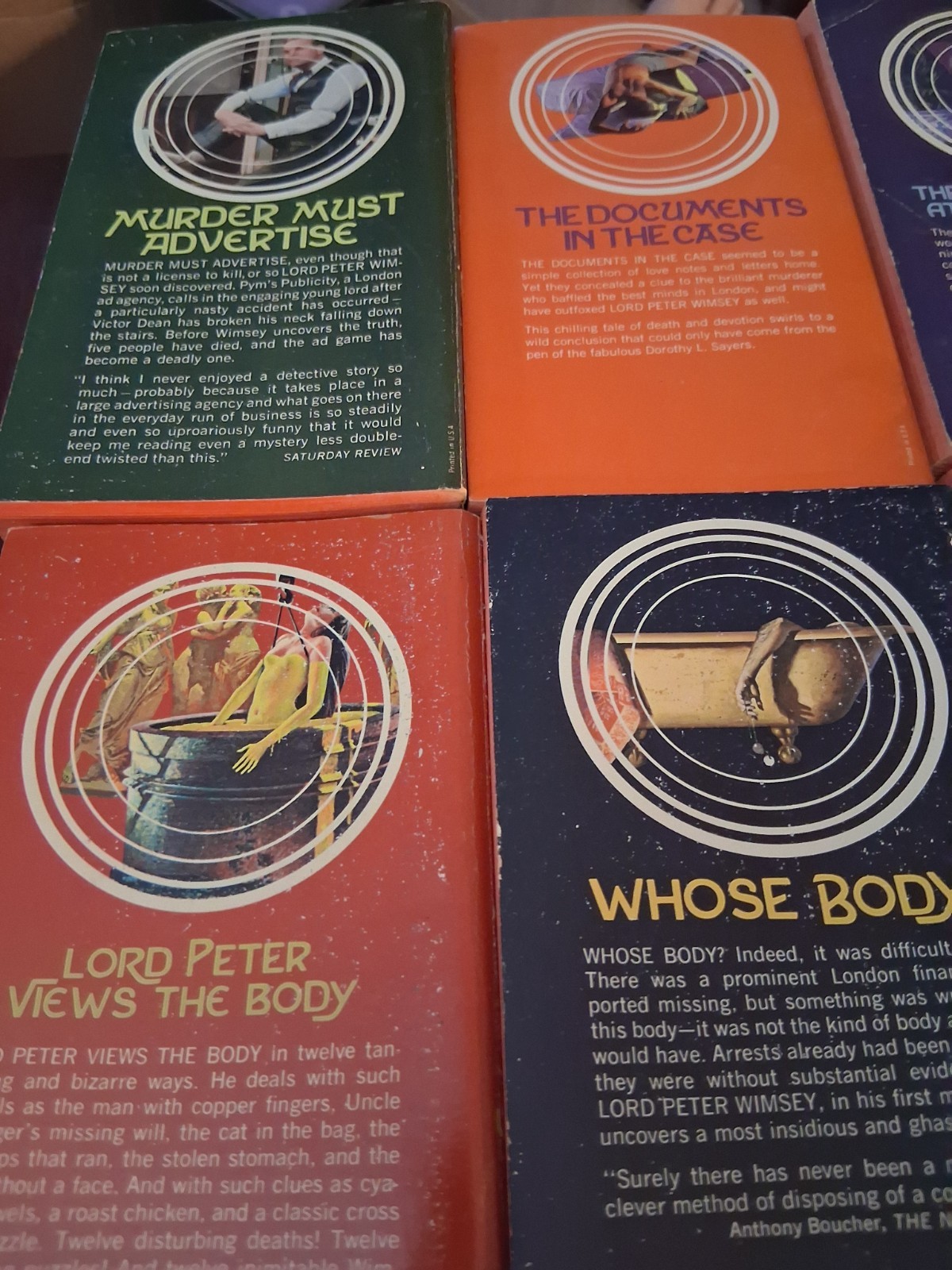 Dorothy Sayers Bundle-8 books pb vintage in good condition