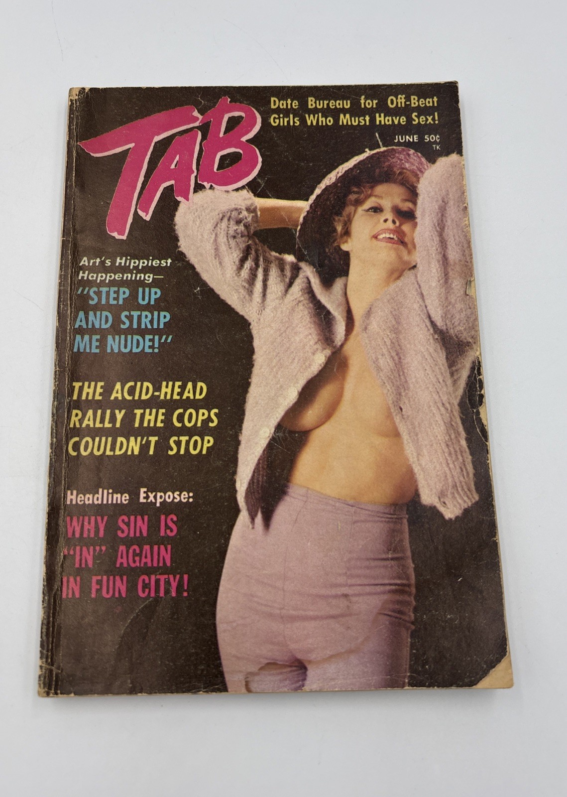 TAB « THE POCKET PICTURE MAGAZINE » June 1968 VINTAGE EROTIC BOOK