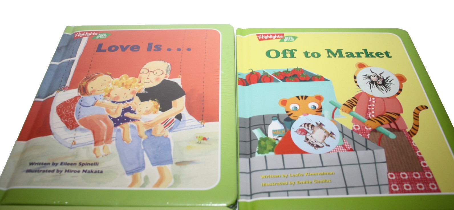 Highlights Let&rsquo;s Grow Childrens Books Lot Of 4 Soft Cover Board Books Learning