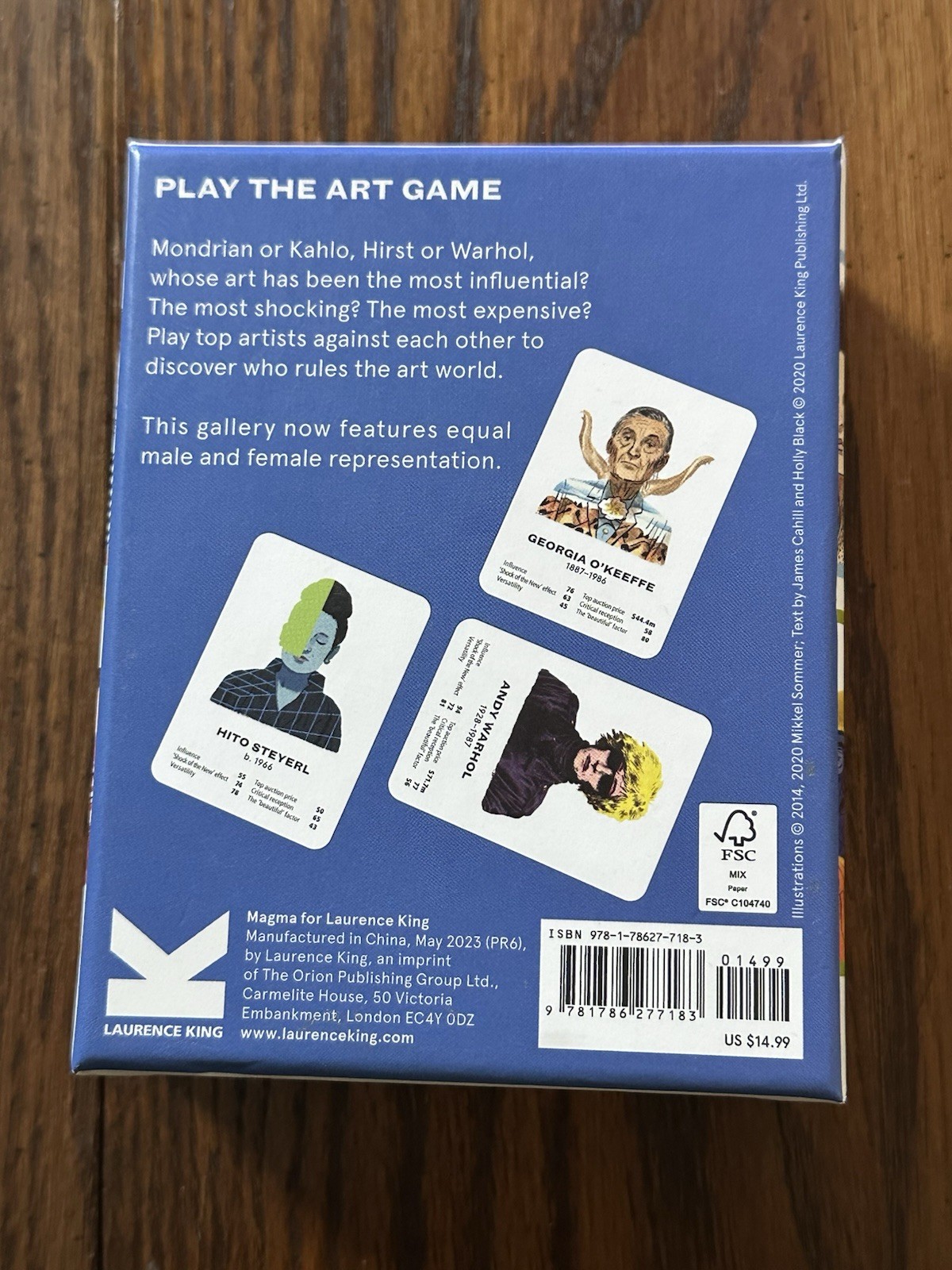 The Art Game: New edition, fifty cards by Holly Black (English) Cards Book