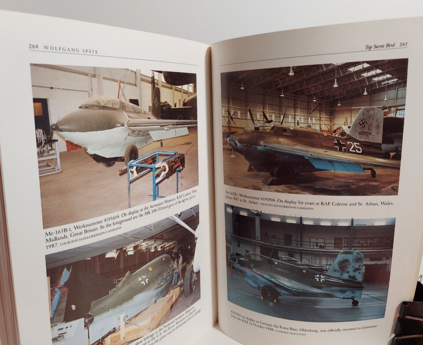 Top Secret Bird: The Luftwaffe&rsquo;s Me-163 Comet by Wolfgang Spate, 1989 1st Print
