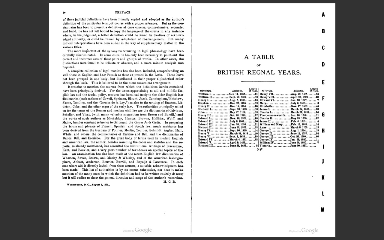 BLACK&rsquo;S LAW DICTIONARY, 1st Edition 1891 and 2nd Edition 1910 Law Book on CD-ROM