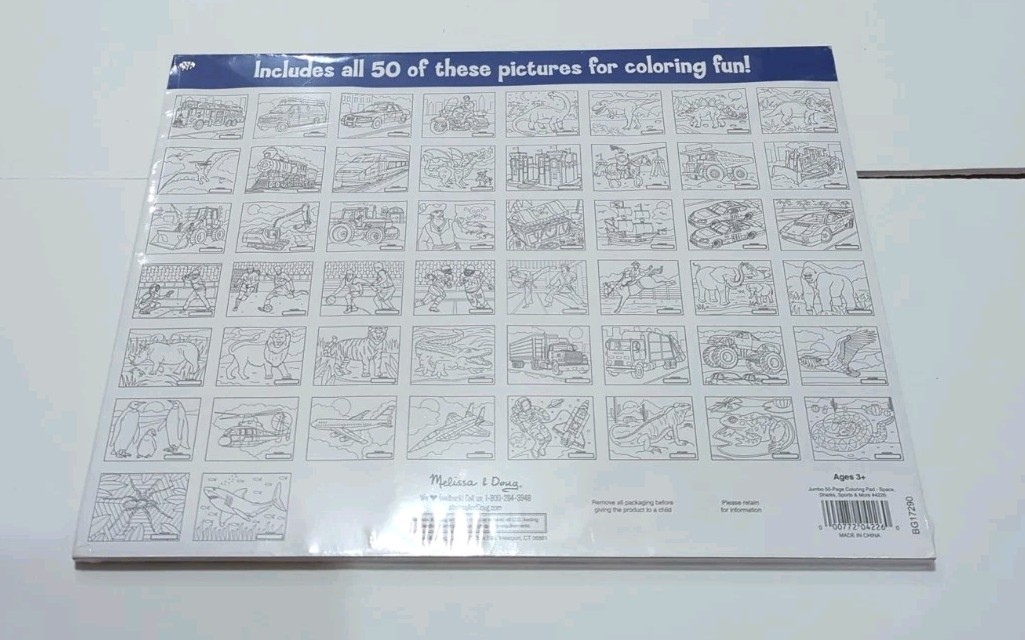 Lot Of 5 – Various Themed Children&rsquo;s Coloring Book, Sticker Book, Activity Books