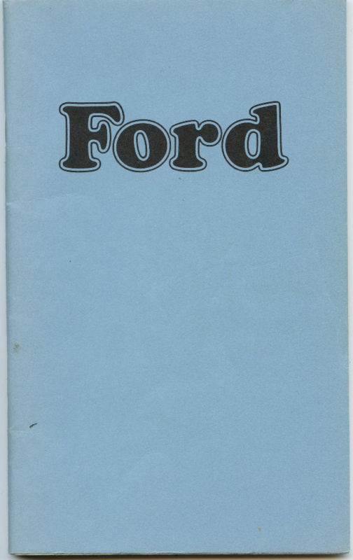 1974 Ford Owner&rsquo;s Manual – Galaxie 500
