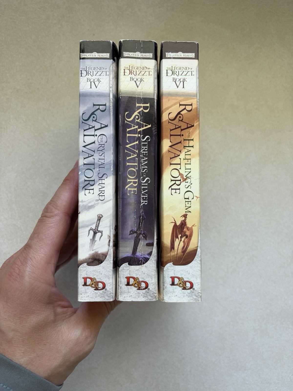 Icewind Dale Trilogy Set Lot Legend of Drizzt R A Salvatore Pb Forgotten Realms