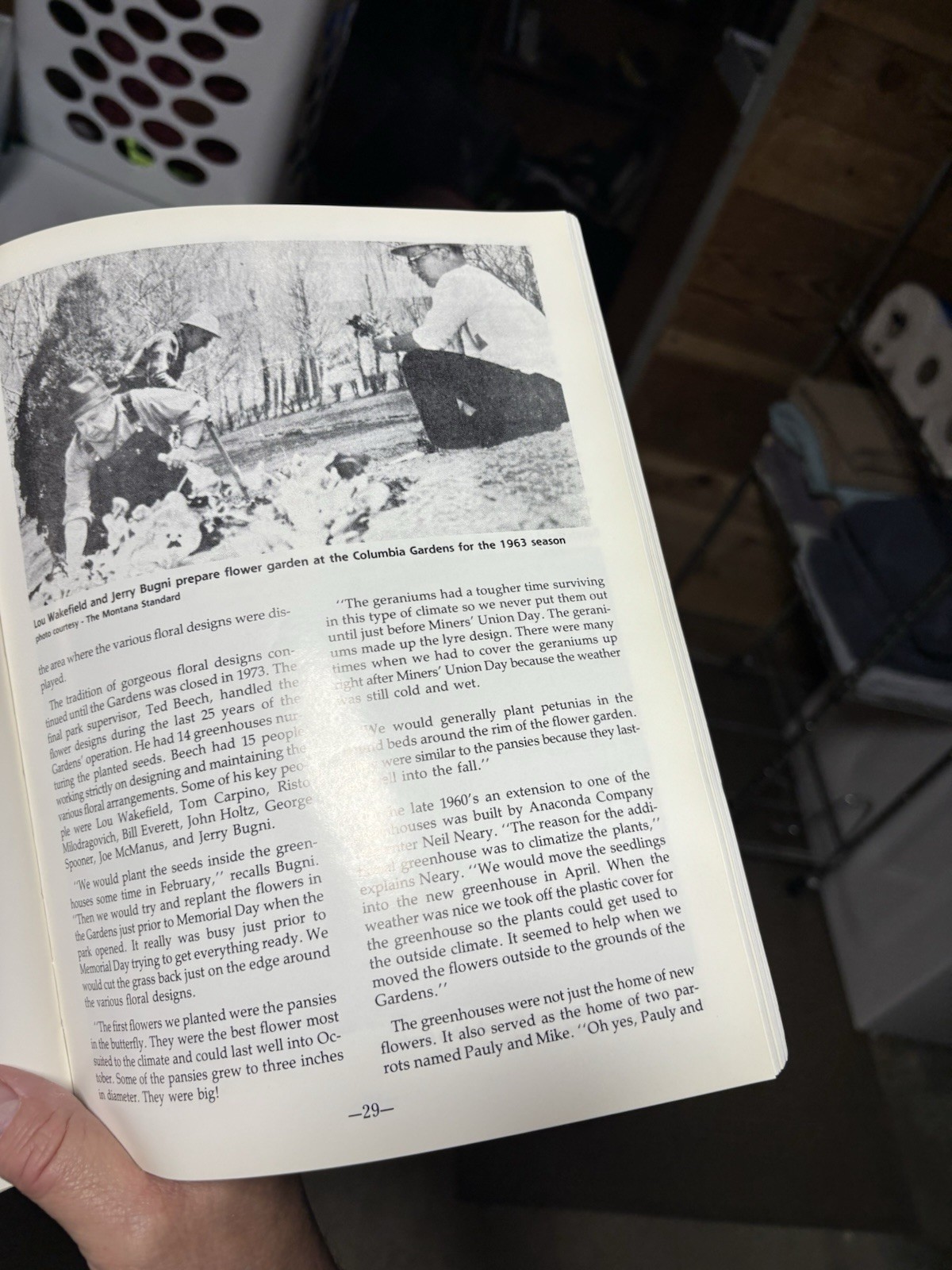 Butte&rsquo;s Pride – The Columbia Gardens by Pat Kearney Signed By Author