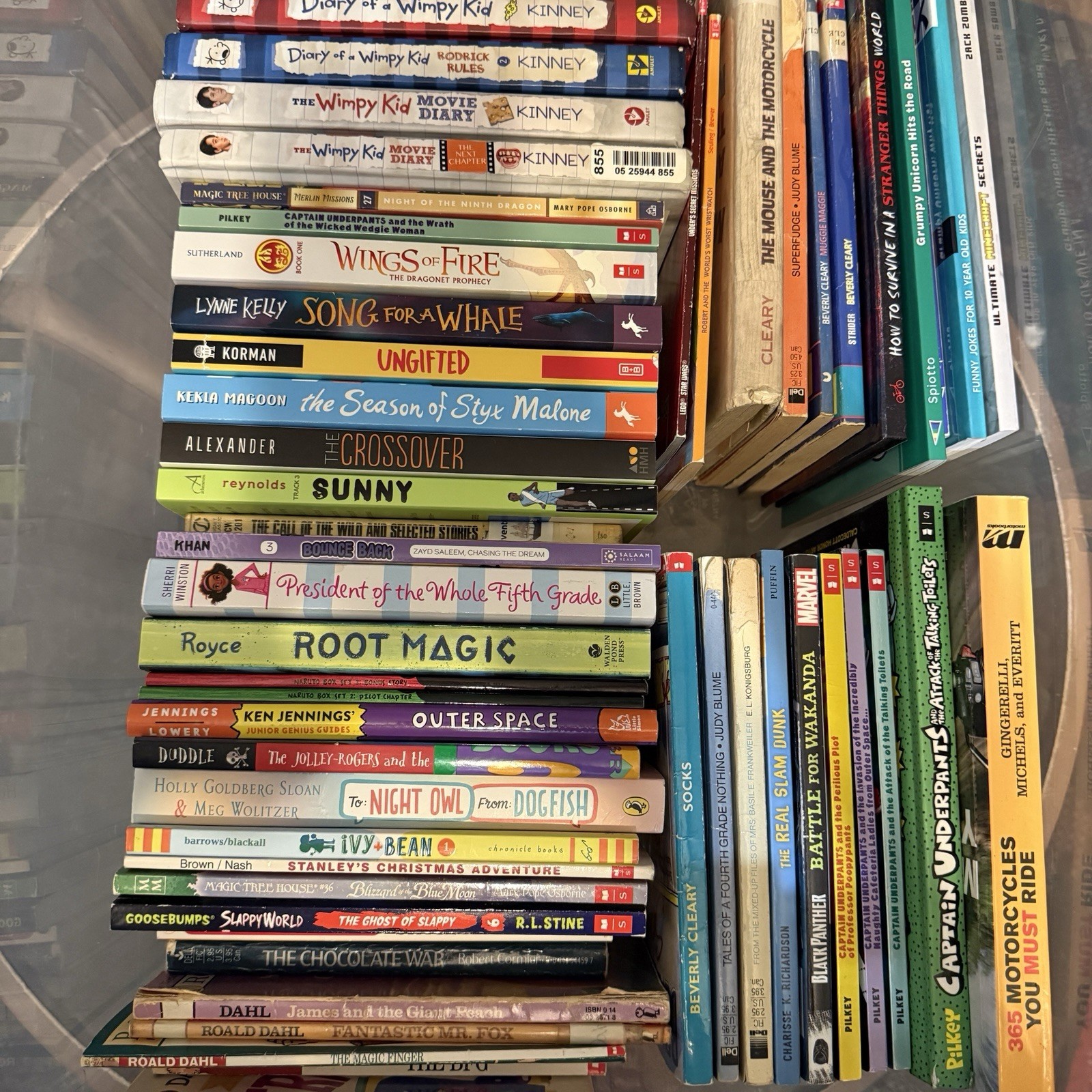 Huge Bulk Lot of 70+ Children&rsquo;s Kids Chapter Books New and Vintage 5th-8th
