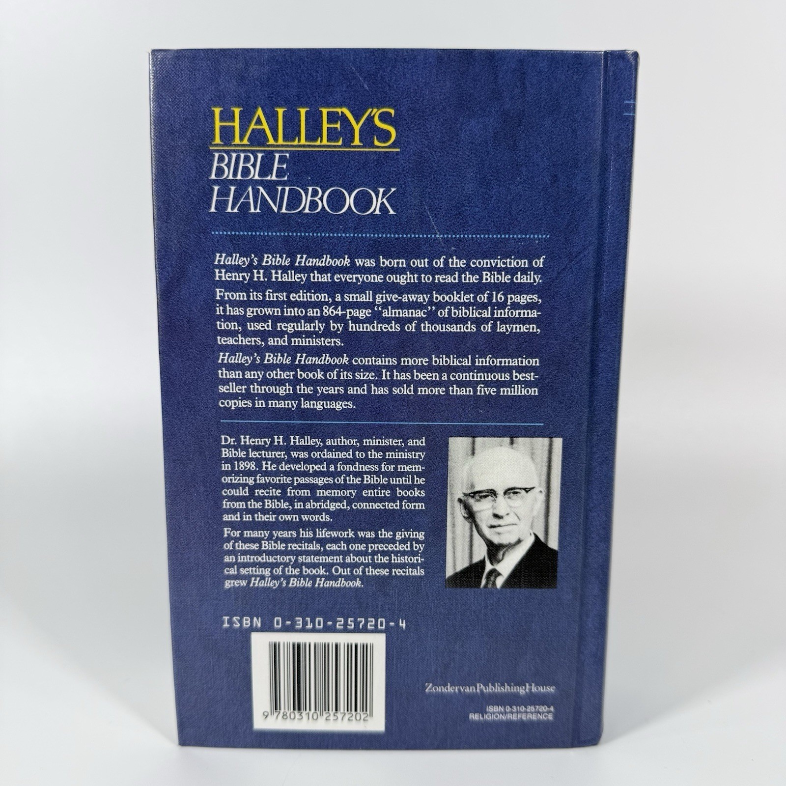 Halley&rsquo;s Bible Handbook By Henry H. Halley – Hardcover 1998