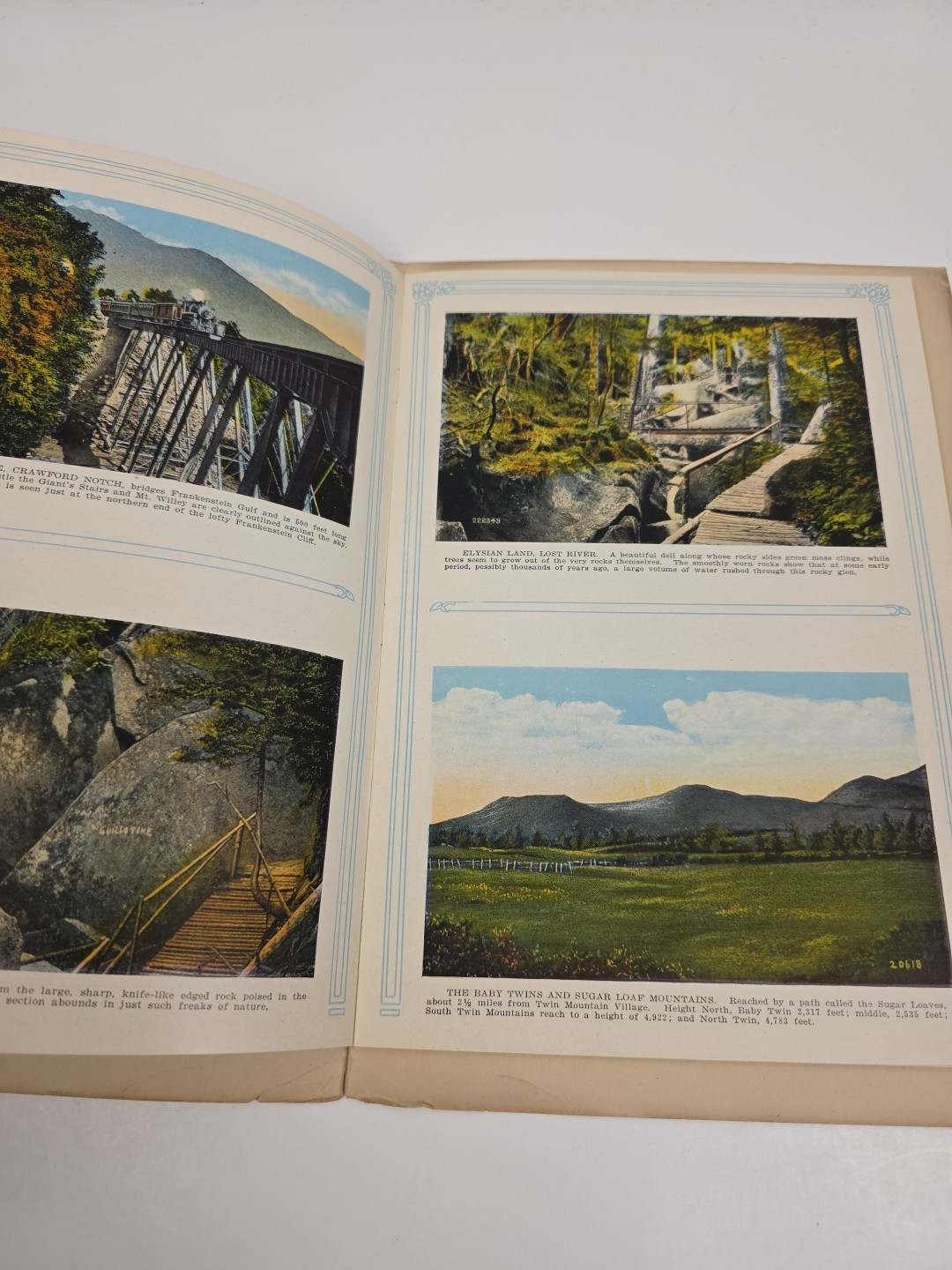 The White Mts Of N.H. Switzerland Of America Souvenir And Guide Book Vintage